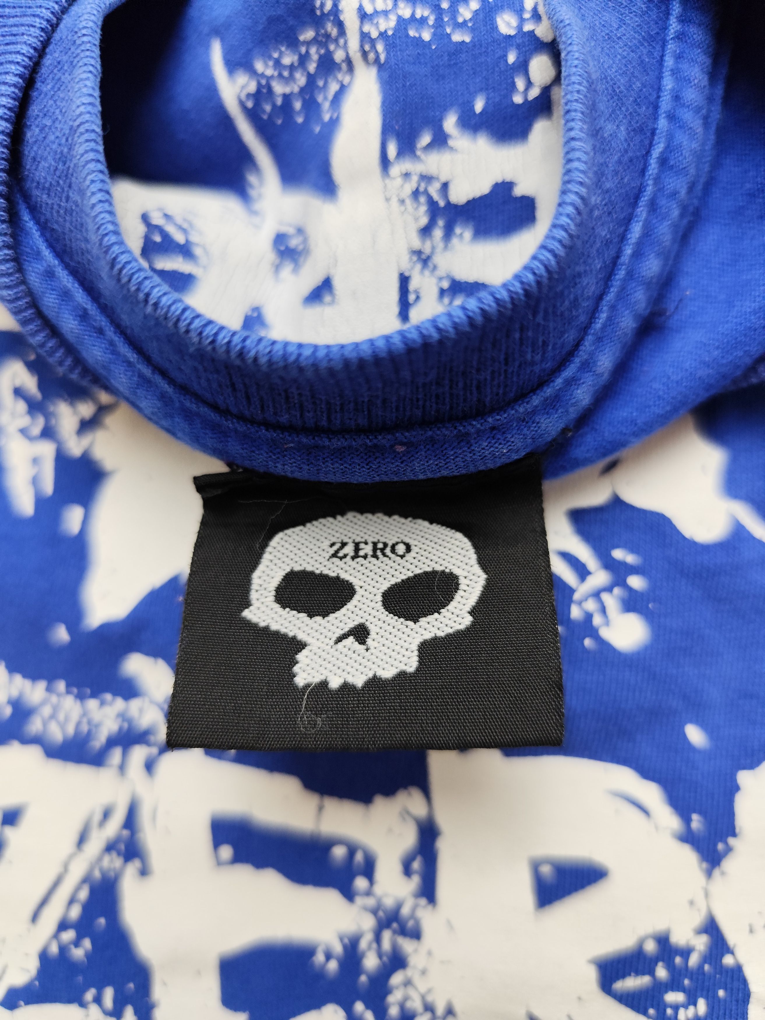 Vintage ZERO T-shirt Tee Skateboard Japanese Brand Skull Size US L / EU 52-54 / 3 - 2 Thumbnail