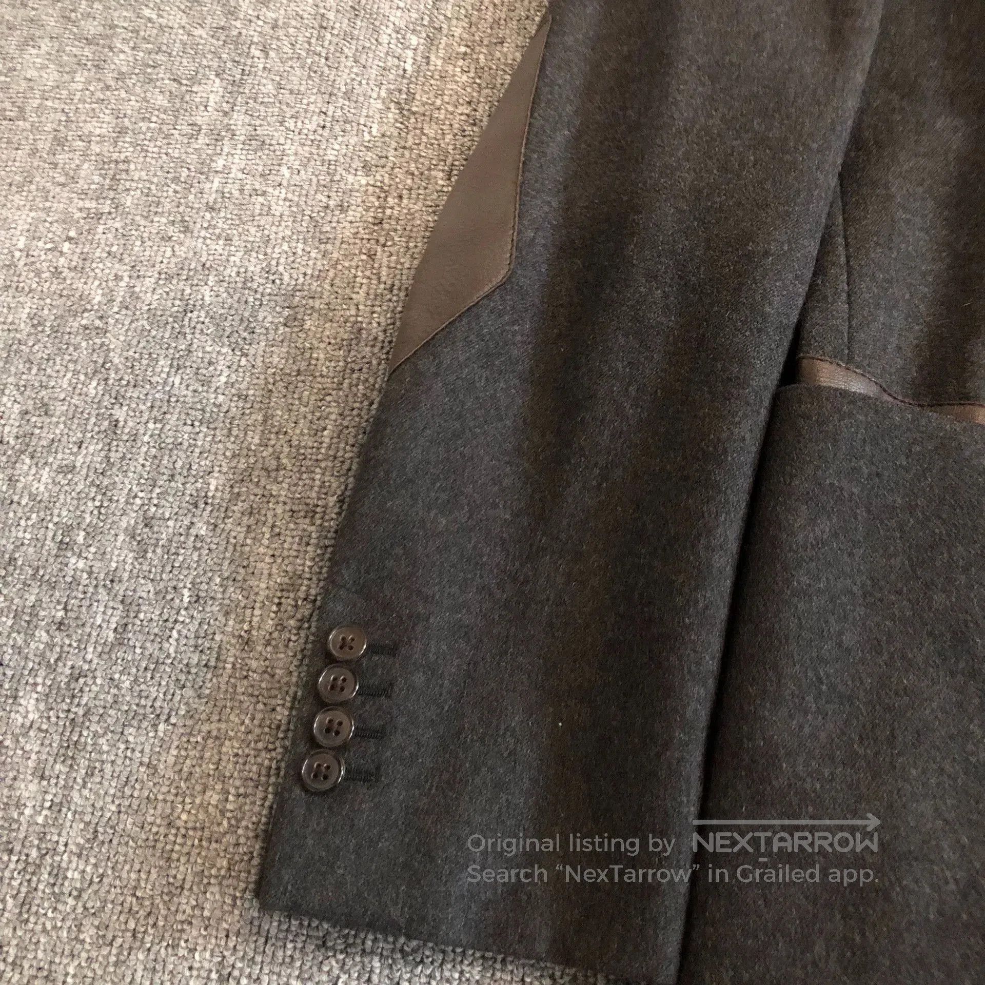 Hermes Hermes Sheepskin Wool Blazer. Size US M / EU 48-50 / 2 - 2 Thumbnail