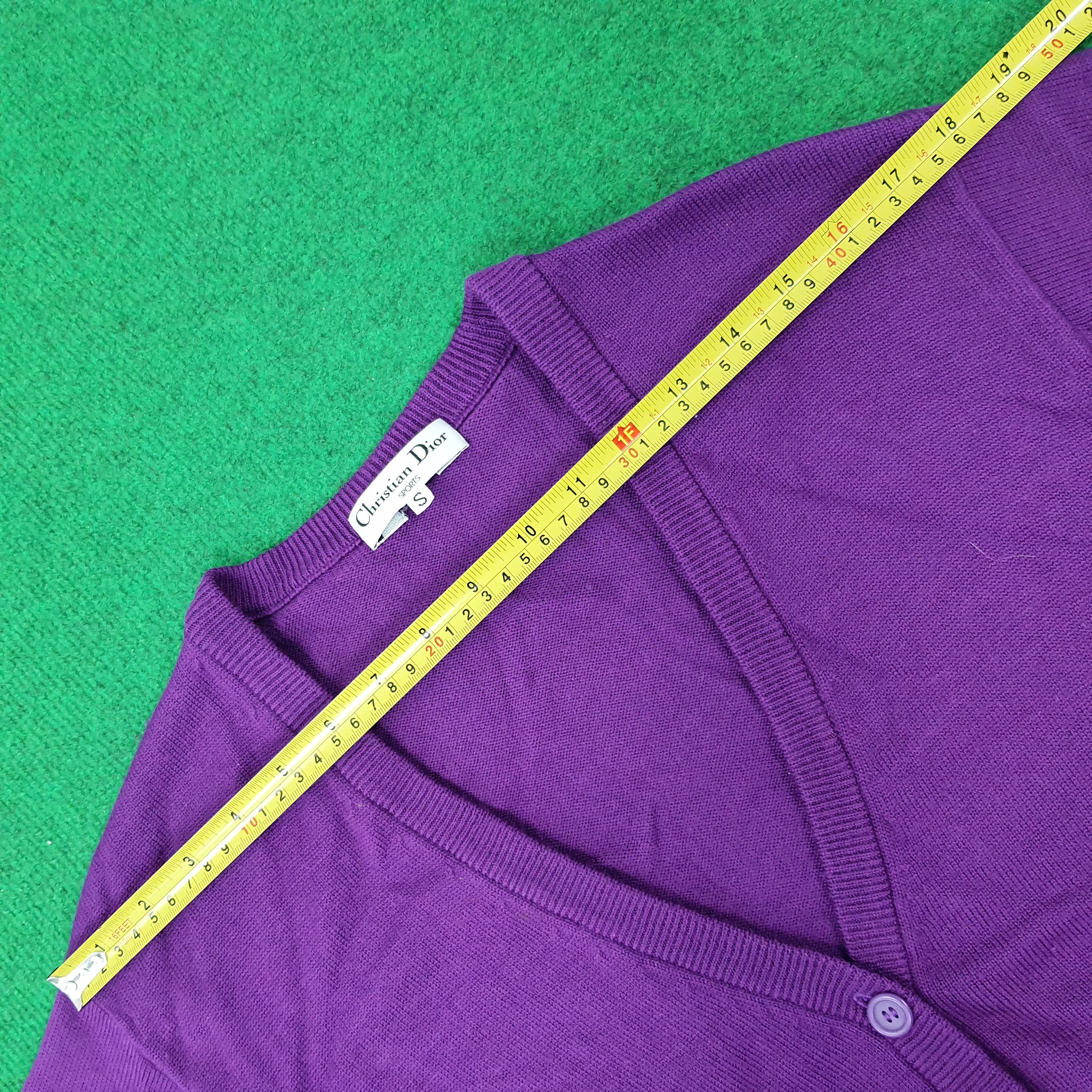 Christian Dior Monsieur × Vintage Vintage christian Dior Sport Designer Cardigans C233N2 Size US S / EU 44-46 / 1 - 11 Thumbnail
