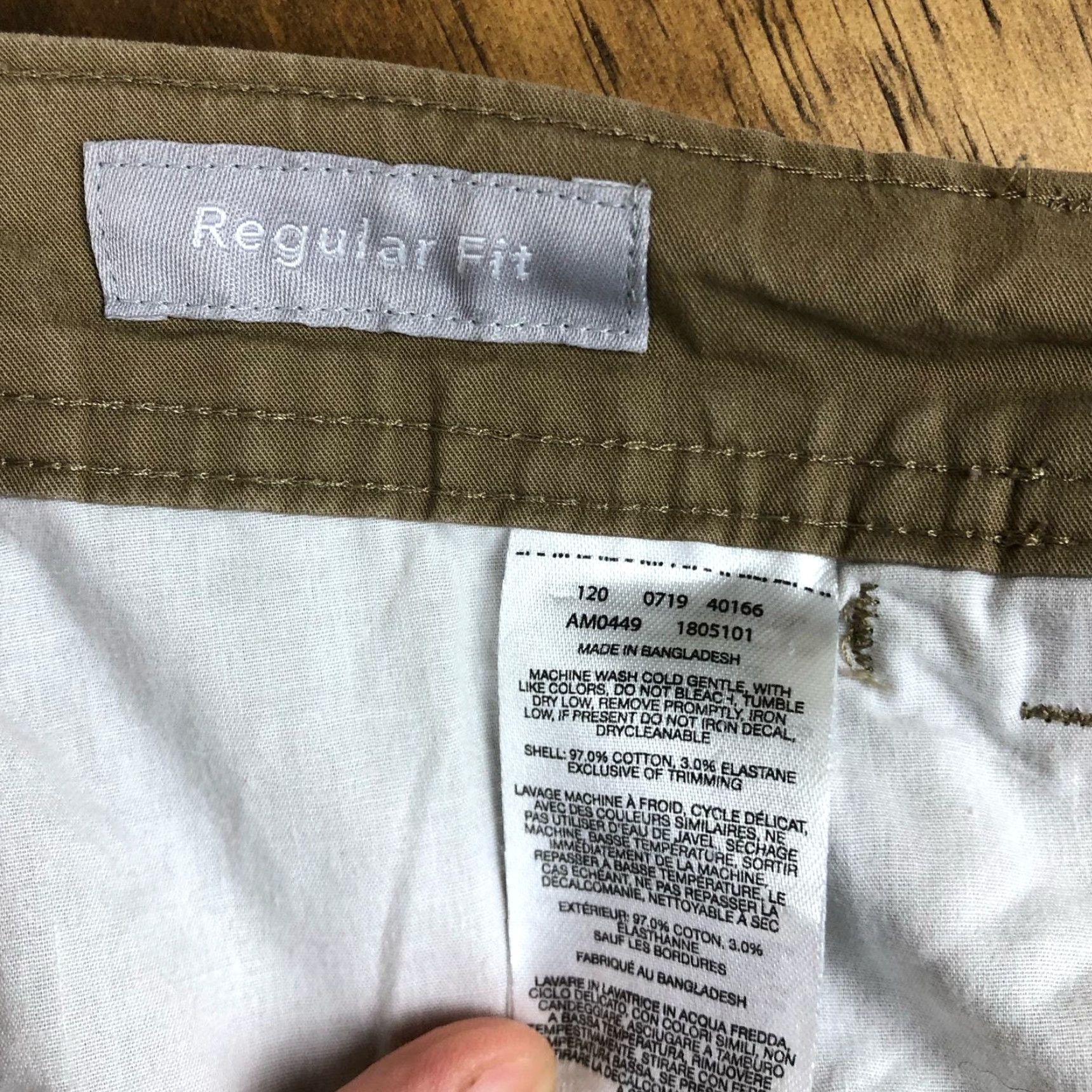 Vintage Columbia Mens Pants Brown Khakis Regular Fit Straight Leg Workwear 34x30 (34x27) Size US 34 / EU 50 - 5 Thumbnail
