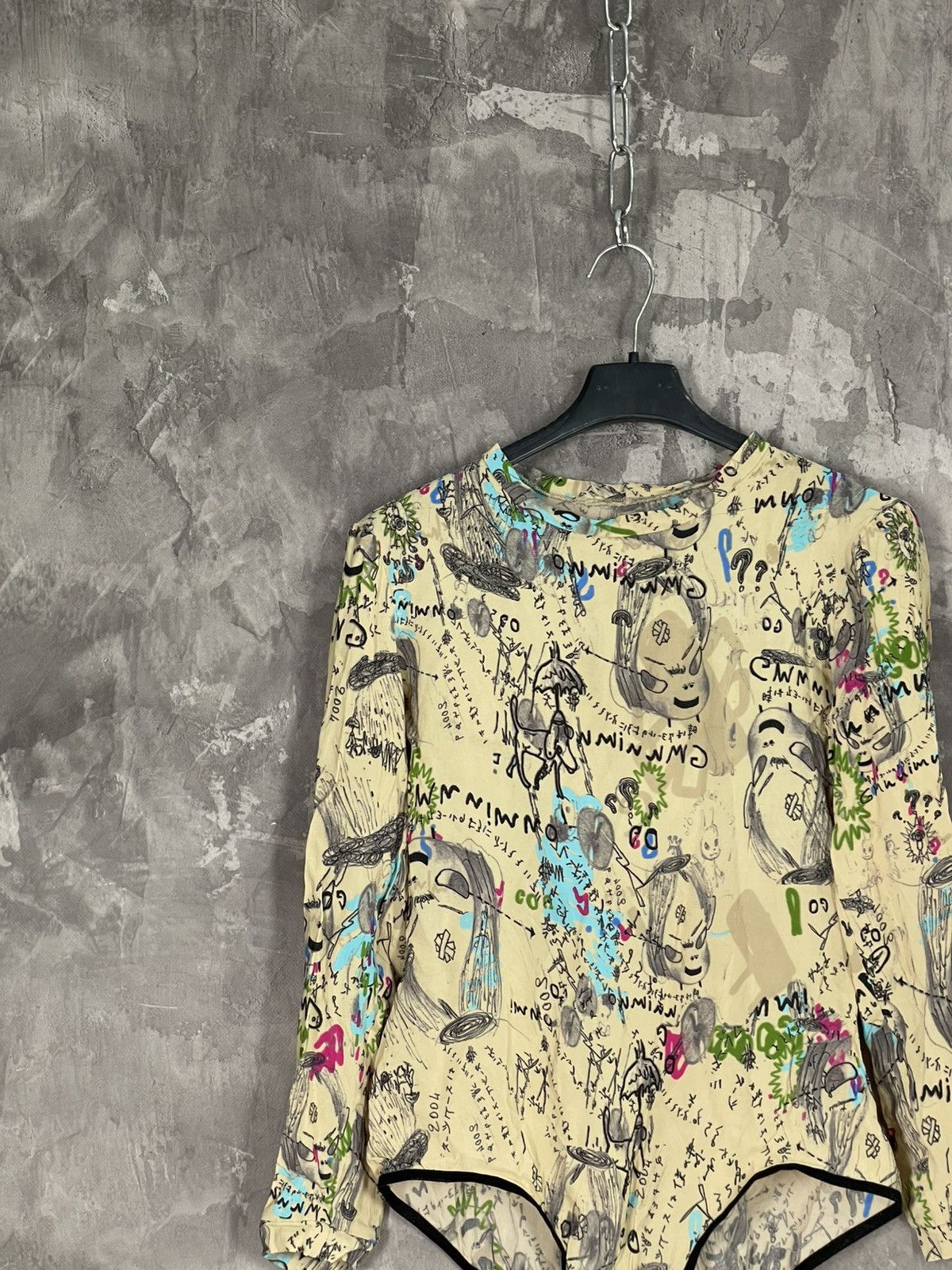 Vintage Vintage Coloured Mesh JPG Style Y2K Bodysuit Size M / US 6-8 / IT 42-44 - 3 Thumbnail