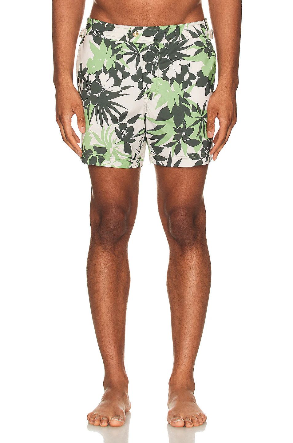 Tom Ford o1w1db10225 BSS001 Flower Print Swimsuit in Multicolor Size US 38 / EU 54 - 5 Thumbnail