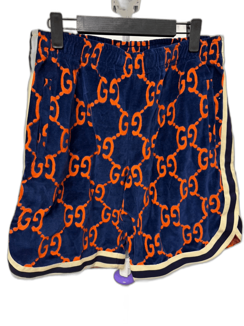 Gucci Gucci GG Velvet Print Basketball Shorts-2505 Size US 32 / EU 48 - 1 Thumbnail