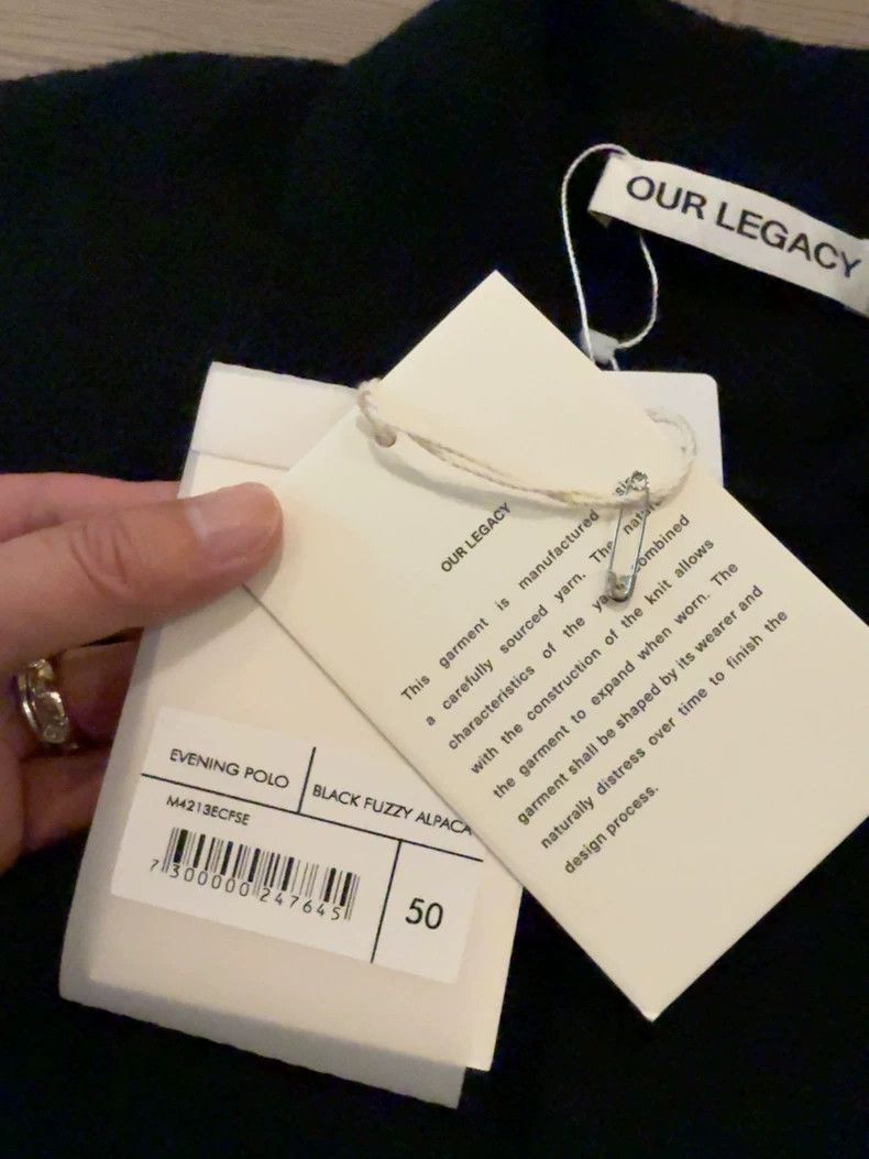 Our Legacy our legacyBlack knitted cardigan 2503-Nextarrow Size US M / EU 48-50 / 2 - 4 Thumbnail