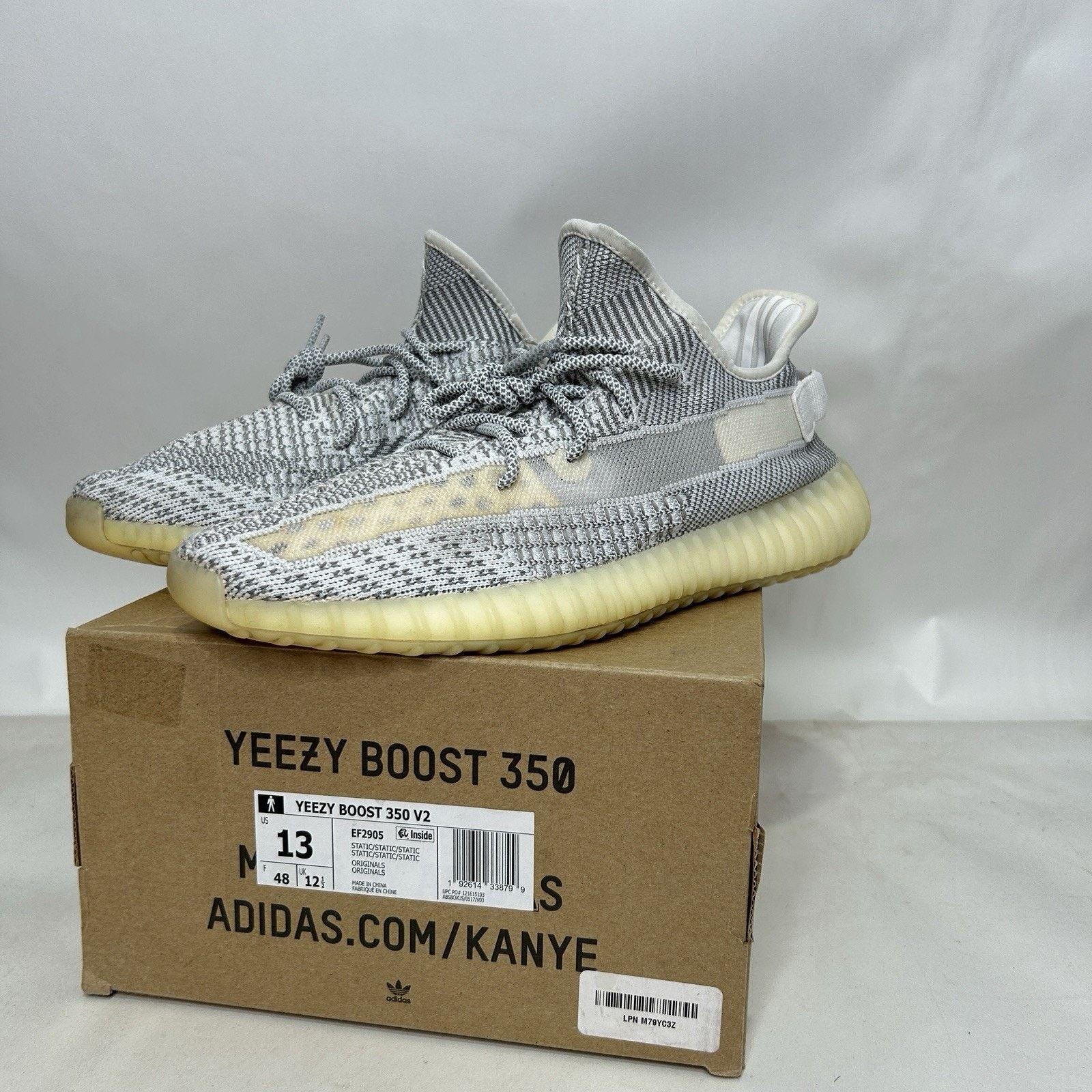 Adidas adidas Yeezy Boost 350 V2 “Static Non-Reflective” EF2905 Size US 13 / EU 46 - 3 Thumbnail