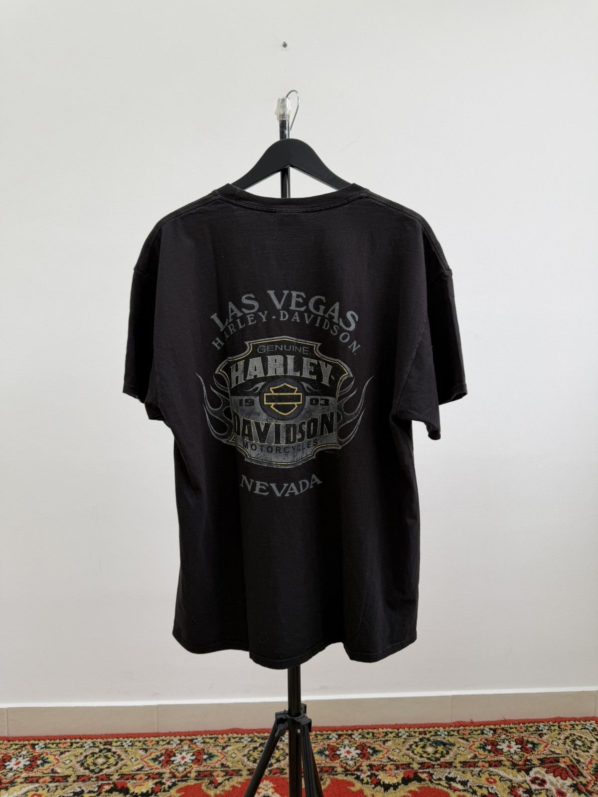 Harley Davidson Vintage Harley-Davidson Logo 2000s T-Shirt Y2K Size US M / EU 48-50 / 2 - 8 Thumbnail