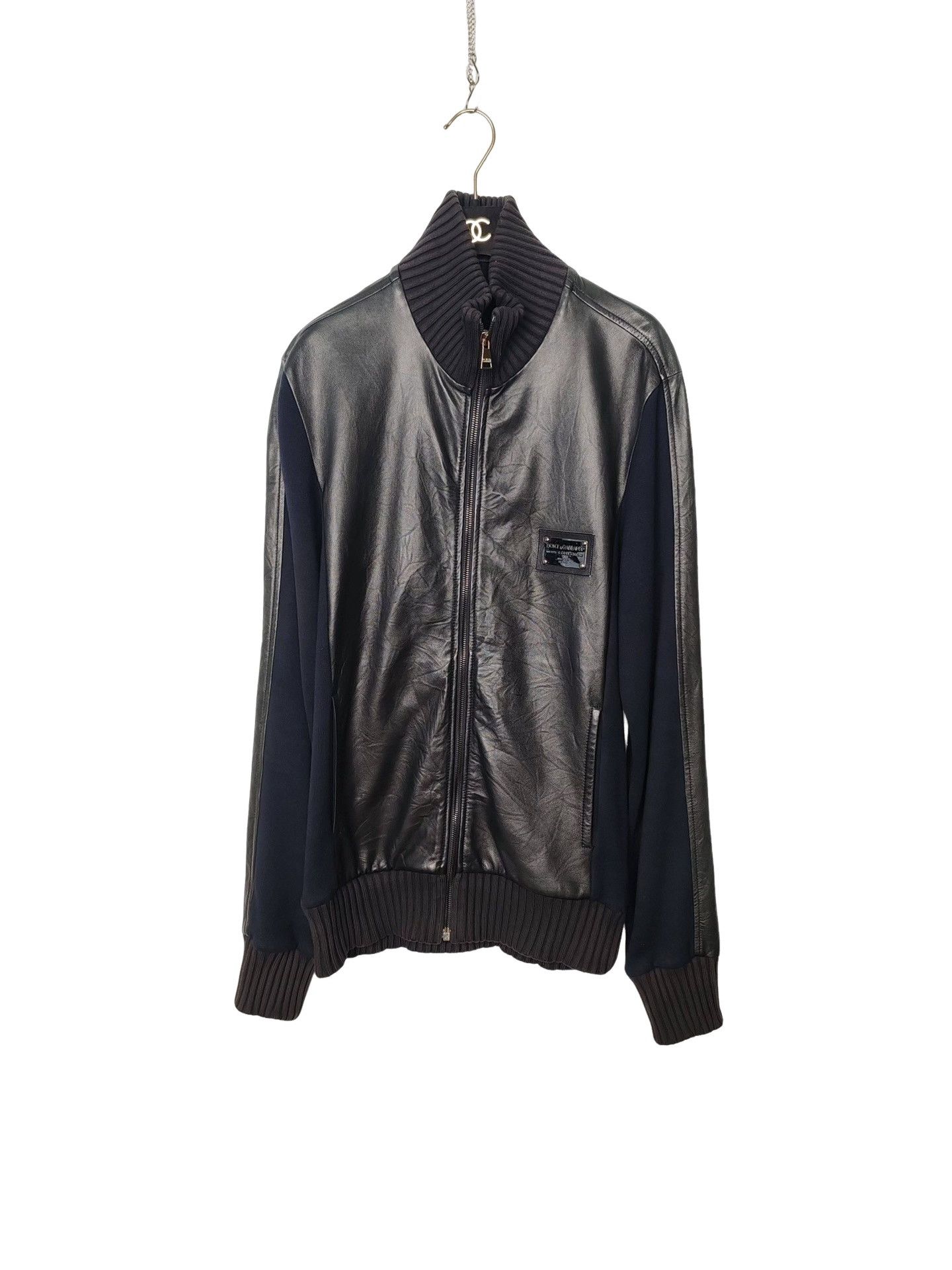 Dolce & Gabbana Dolce & Gabbana Leather Panel Jacket Size M Size US M / EU 48-50 / 2 - 1 Thumbnail