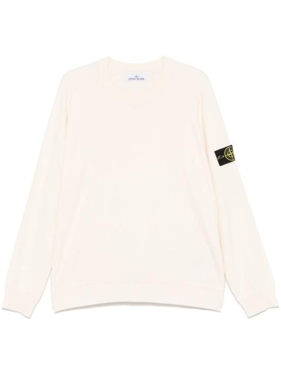 Stone Island STONE ISLAND Men Sweater 5100036 S00B5V0093 White Size US L / EU 52-54 / 3 - 1 Thumbnail