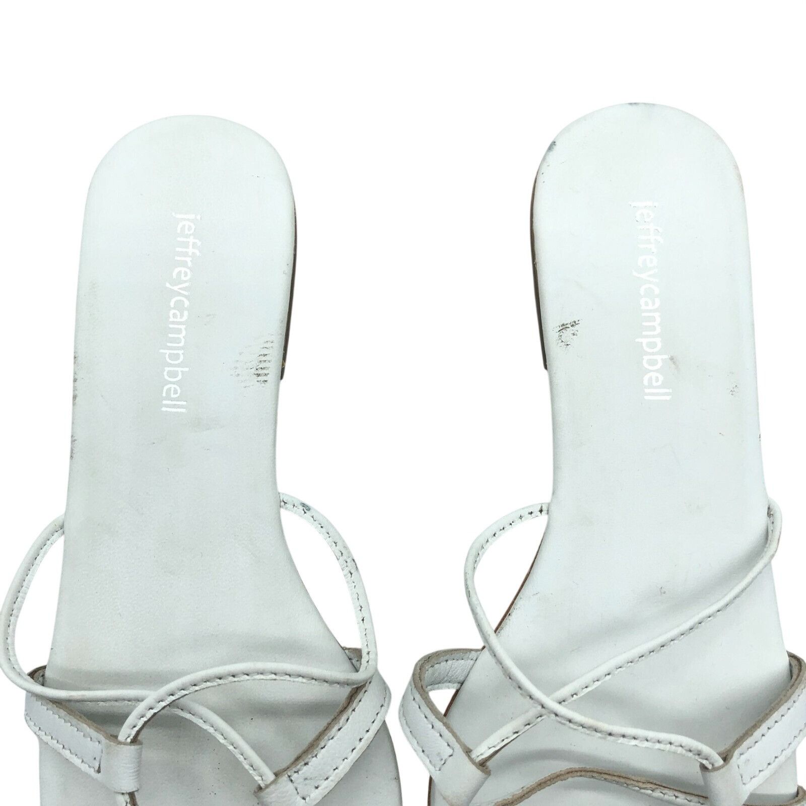 Jeffrey Campbell Jeffrey Campbell Womens Flat Sandals Strappy Slip On Leather Size US 6 / IT 36 - 4 Thumbnail