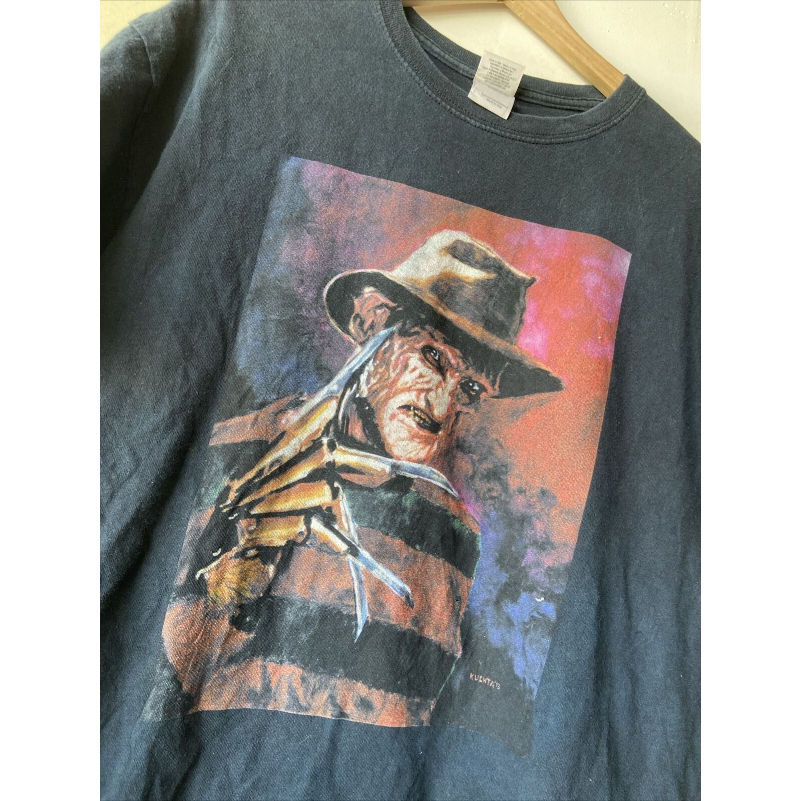 On Freddy Krueger Nightmare On Elm Street T-Shirt Size Large Size US L / EU 52-54 / 3 - 2 Thumbnail