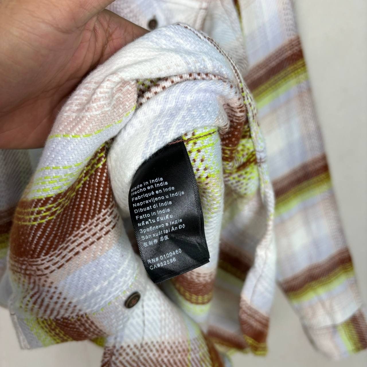 KAVU KAVU Plaid Hooded Shacket Jacket Size XS / US 0-2 / IT 36-38 - 5 Thumbnail