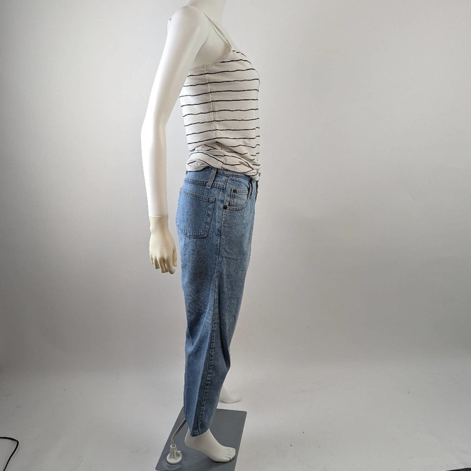 Vintage Vintage County Seat High Rise Button Fly Jean 7/8 Size 28" / US 6 / IT 42 - 4 Thumbnail