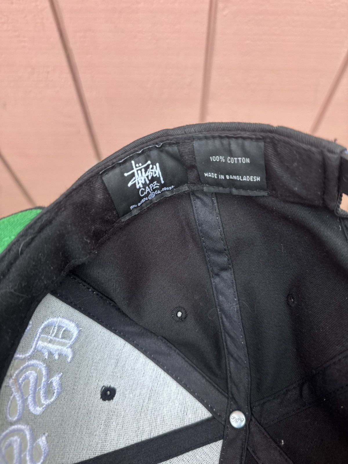 Stussy Vintage Y2K Stussy Old English SnapBack Size ONE SIZE - 3 Thumbnail