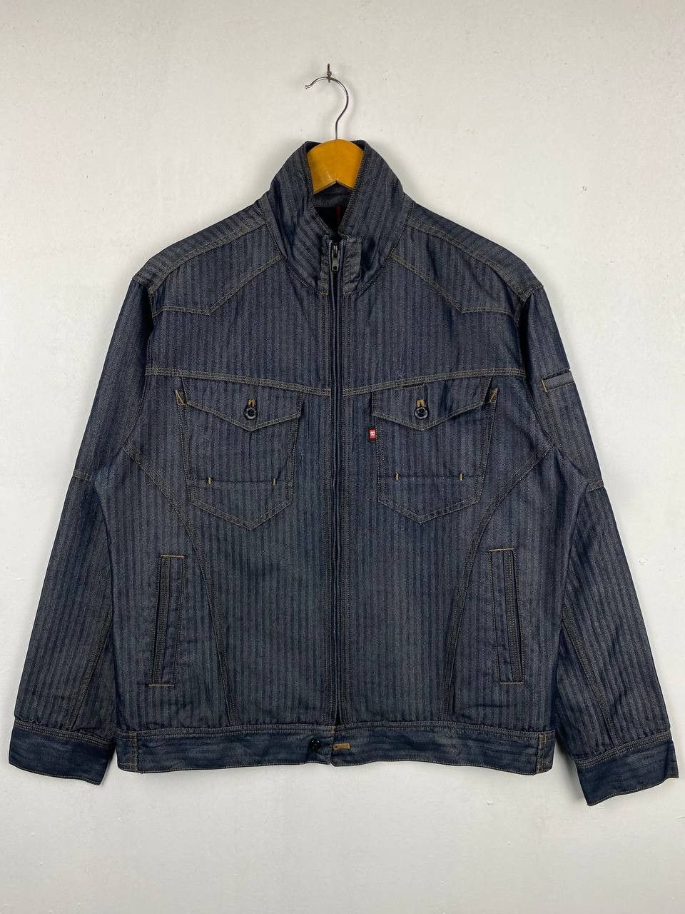 burtle herringbone indigo worker jacket nice design
