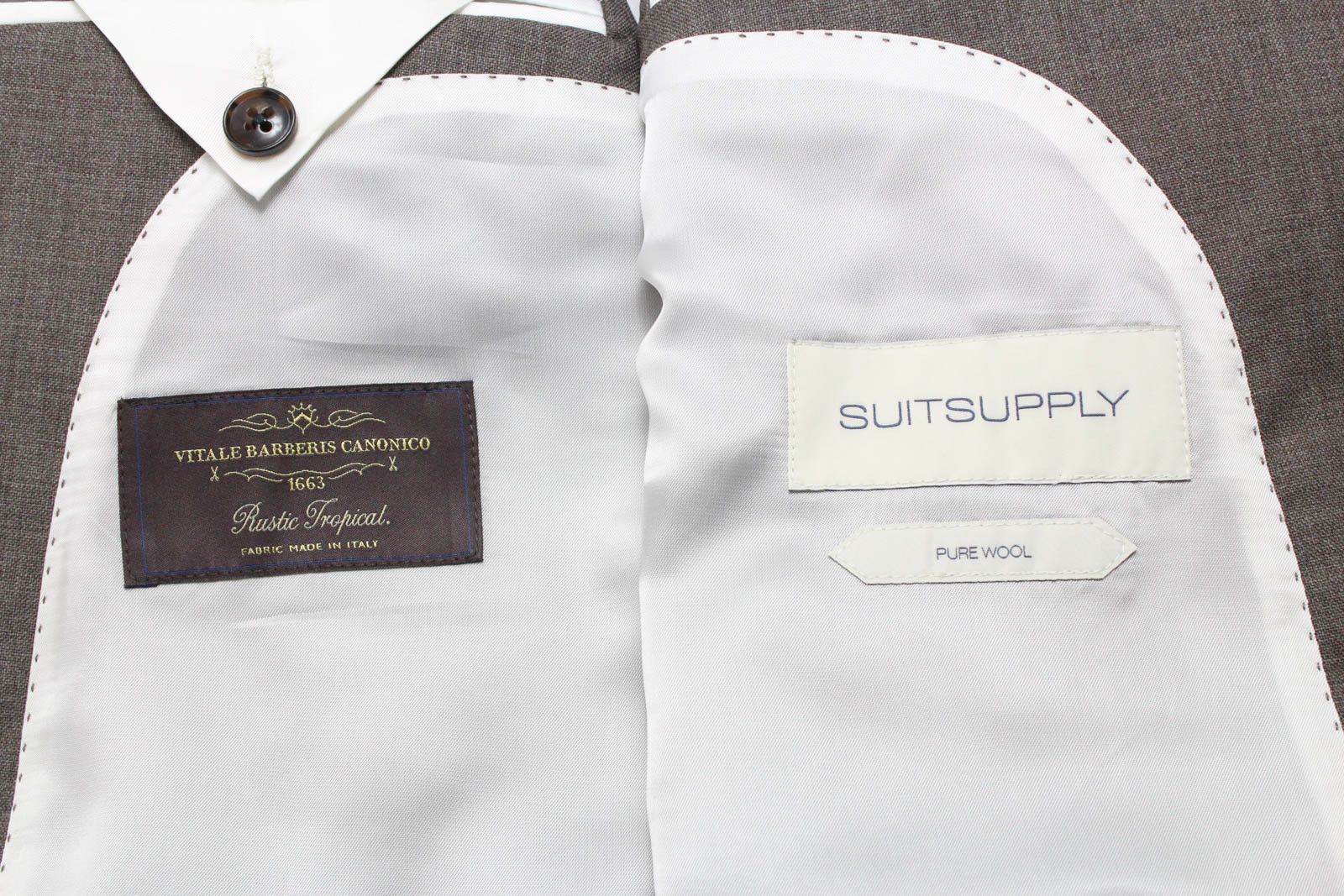 Suitsupply SUITSUPPLY Lazio Single Breasted Slim / Brescia Men's UK 44 Size 44R - 7 Thumbnail