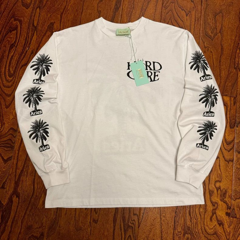 Aries Aries Long Sleeve Tee Shirt in White Size US S / EU 44-46 / 1 - 1 Thumbnail
