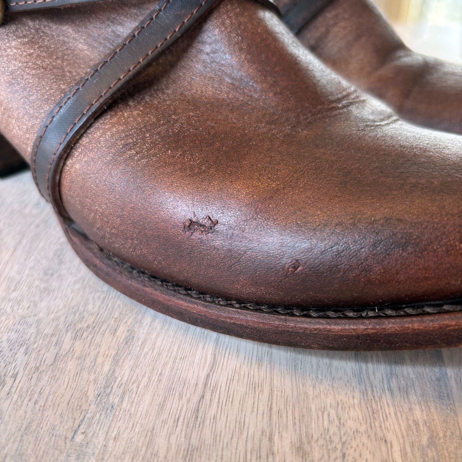 FREEBIRD Freebird Stair 10 Brown Strappy Harness Western Ankle Boots Size US 10 / IT 40 - 5 Thumbnail