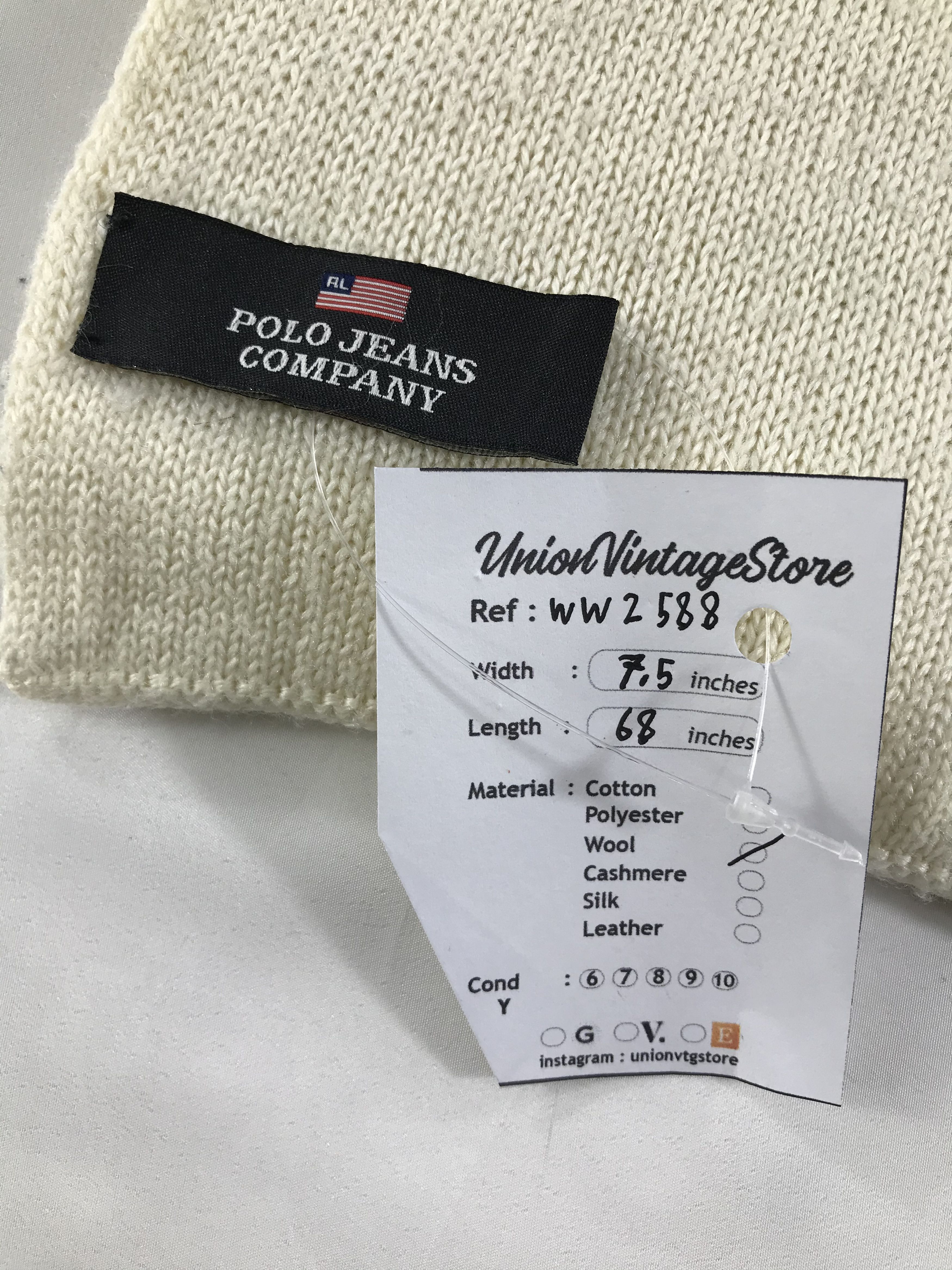 Ralph Lauren Vintage Ralph Lauren Scarf / Muffler / Neckwear - WW2588 Size ONE SIZE - 4 Thumbnail