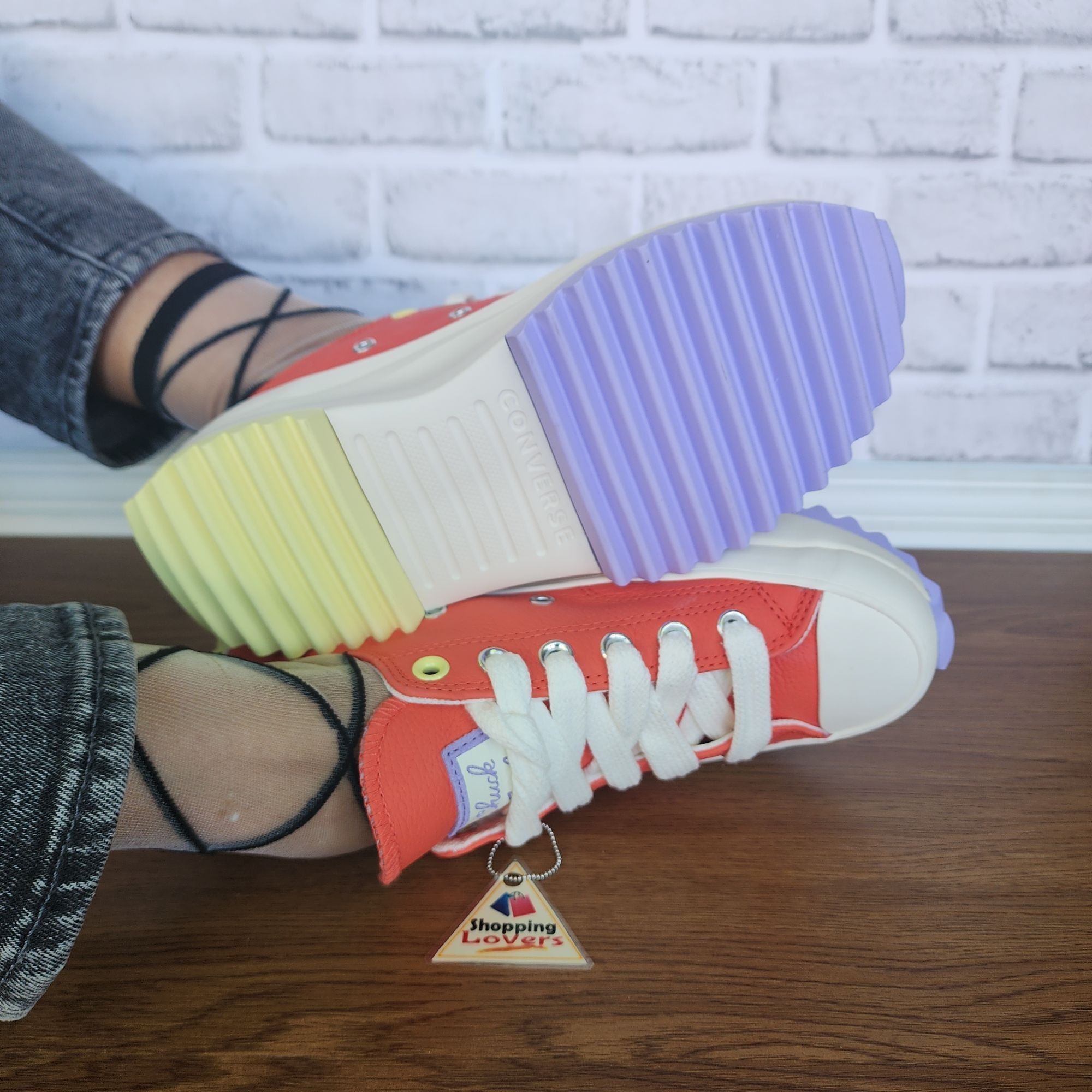 Converse ❤️Converse Run Star Hike Platform Color Pop Sz 6.5 Women's S Size US 6.5 / IT 36.5 - 11 Thumbnail