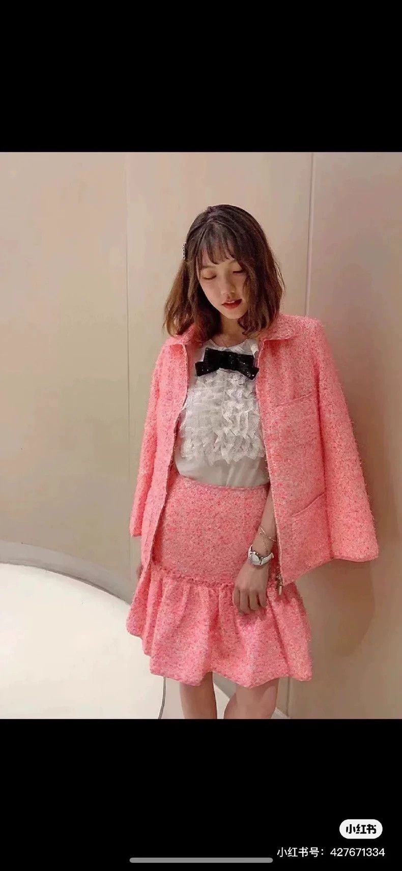 Chanel Chanel Roof series fluorescent pink soft tweed four-pocket Size XS / US 0-2 / IT 36-38 - 8 Thumbnail