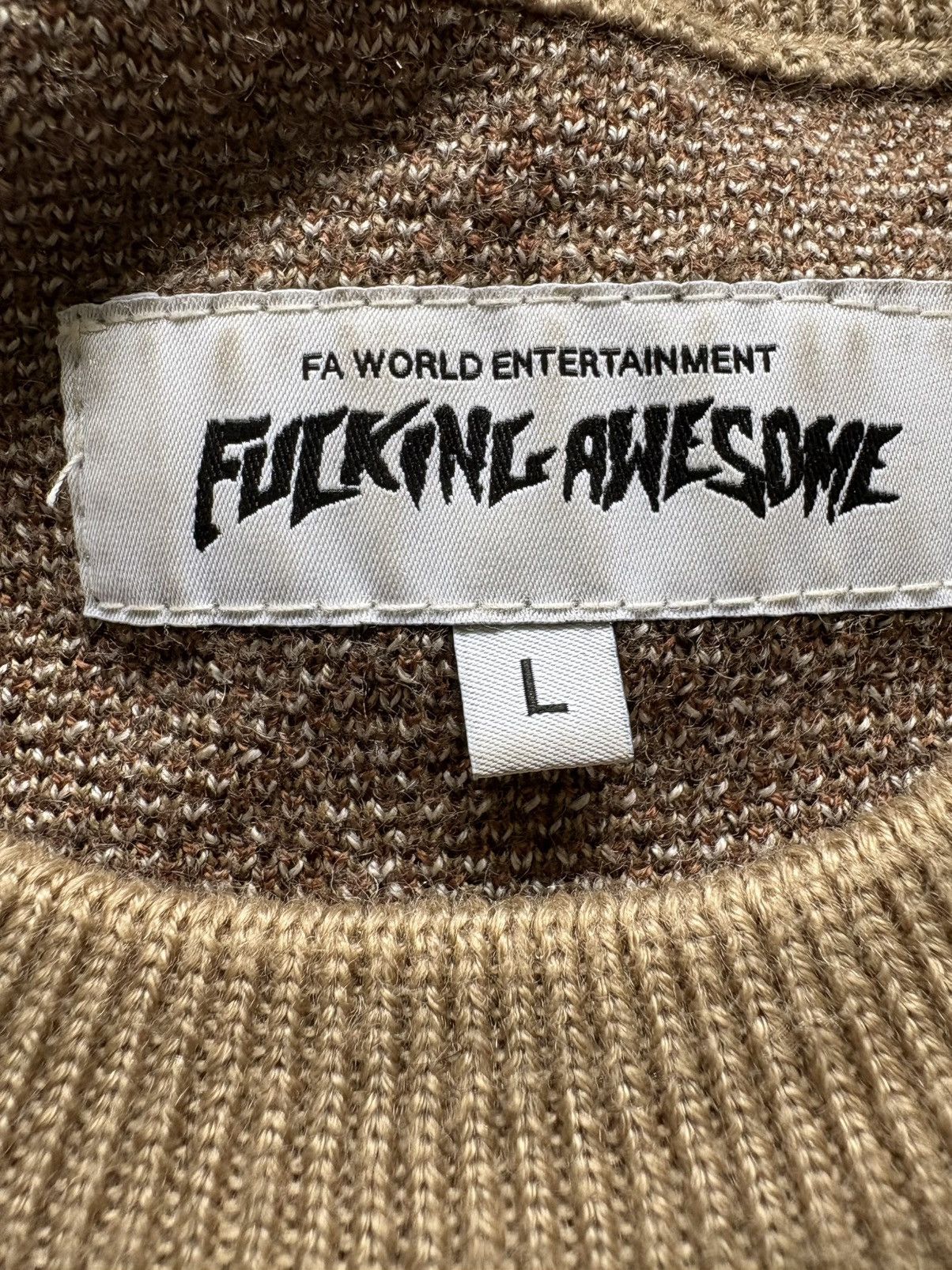 Fucking Awesome Fucking awesome argyle FA sweater Size US M / EU 48-50 / 2 - 2 Thumbnail