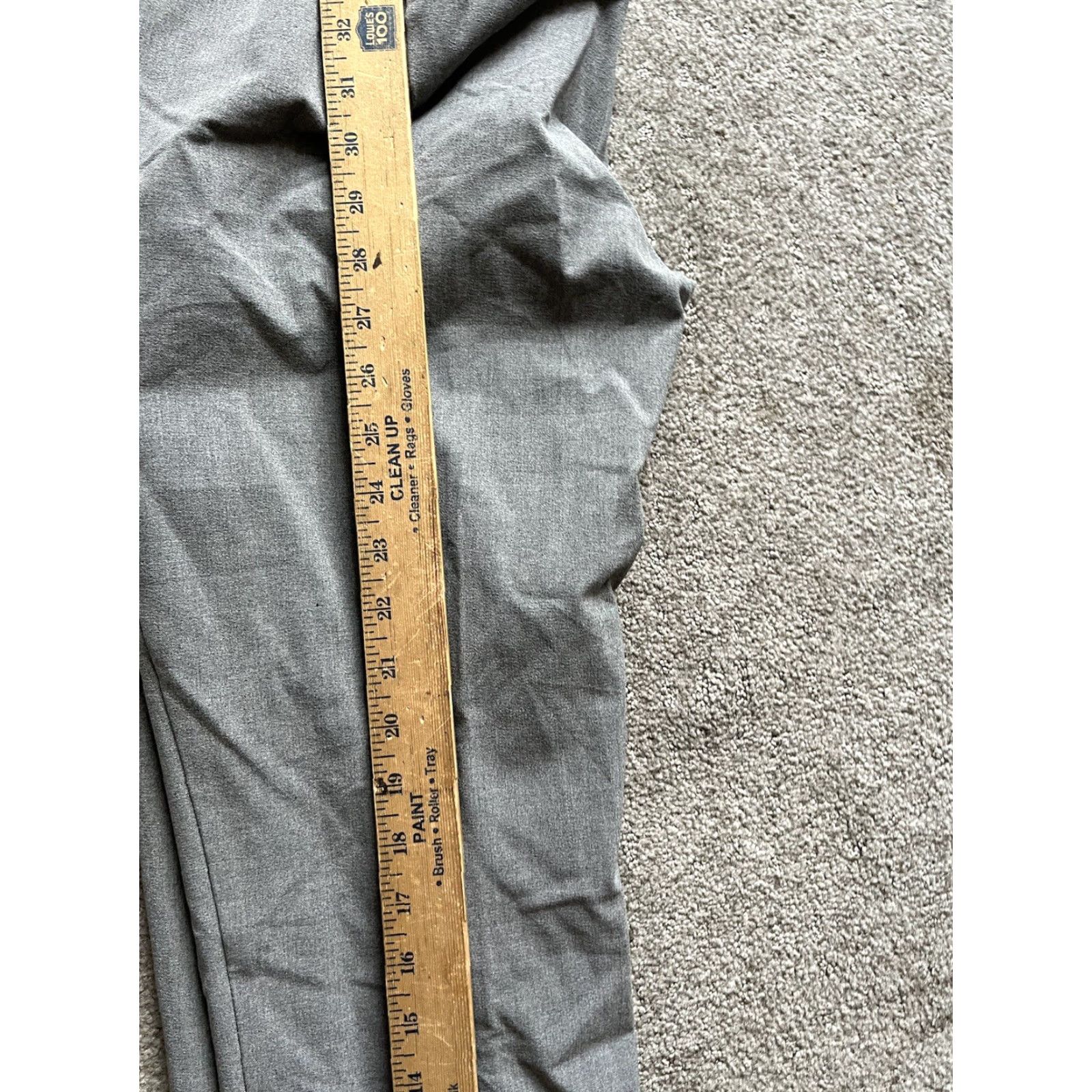 J.Crew J. Crew Womens Size 8 Ruby Dress Pants Full-Length Gray Size 30" / US 8 / IT 44 - 6 Thumbnail