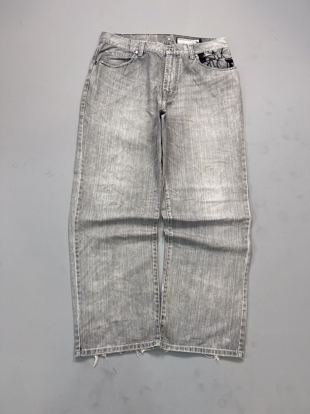Other Vintage enyce embroidered baggy fit denim Size US 36 / EU 52 - 2 Thumbnail