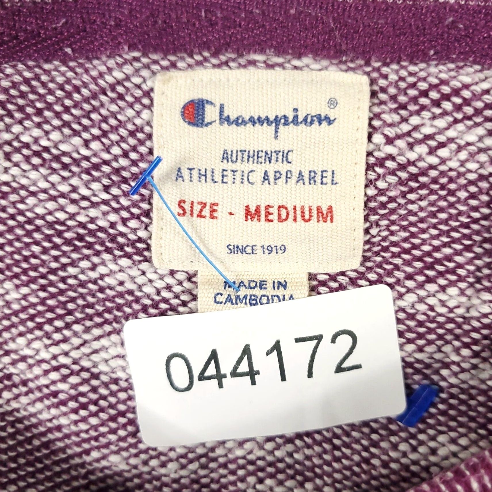 Champion VINTAGE Champion Women's Sweater Pullover M Purple Knit's Logo Casual Fall Winter Size M / US 6-8 / IT 42-44 - 8 Thumbnail