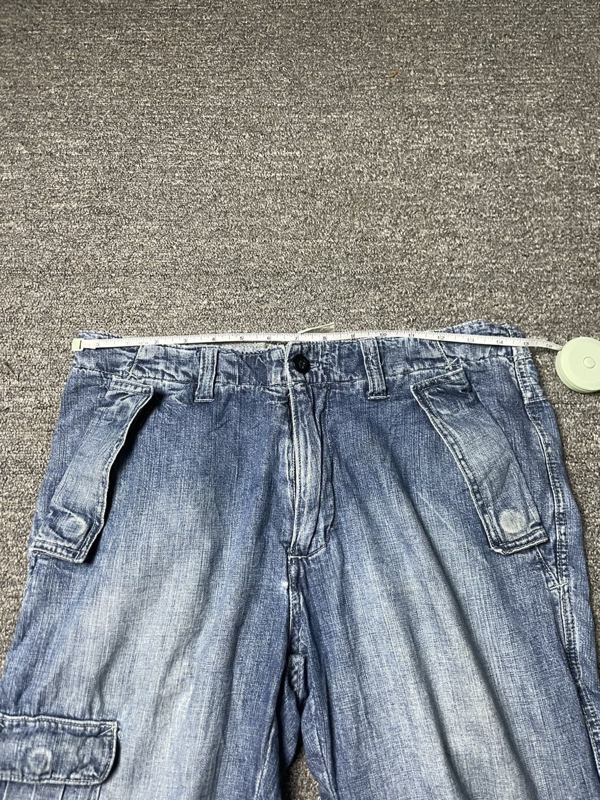 Gap × Vintage GAP Brand Three Quarter Cargo Jeans (62) Size US 30 / EU 46 - 12 Thumbnail