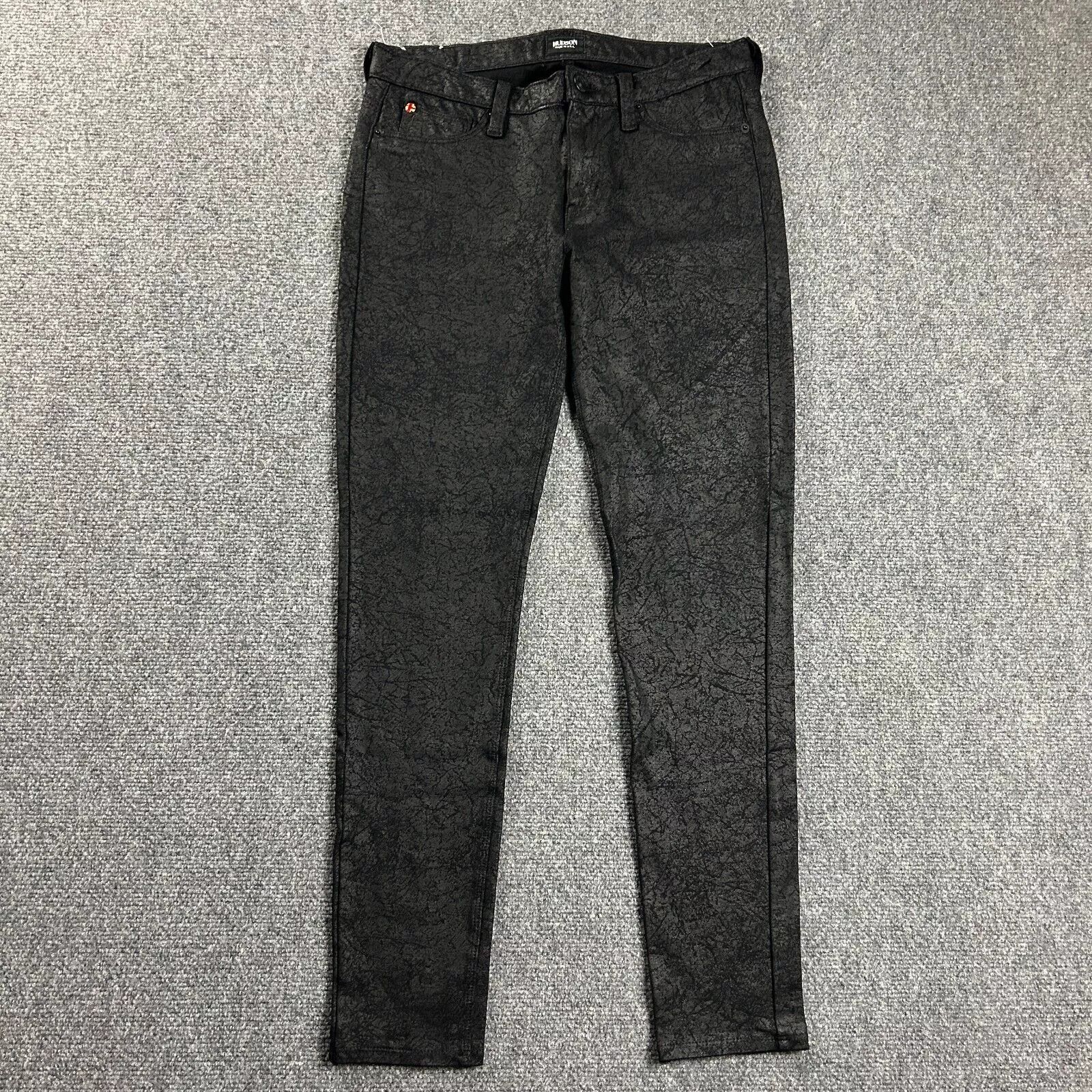 Hudson Hudson Jeans Womens 28 Black Mid Rise Nico Super Skinny Size 28" / US 6 / IT 42 - 1 Thumbnail