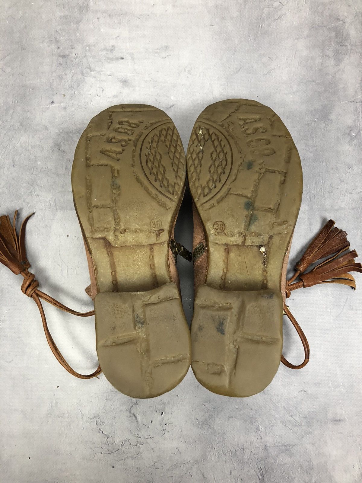 A.S.98 × Vintage A.S.98 Airstep Boots Comfort Zip Fringe Boho Sz EUR 38 Size US 8 / IT 38 - 12 Thumbnail