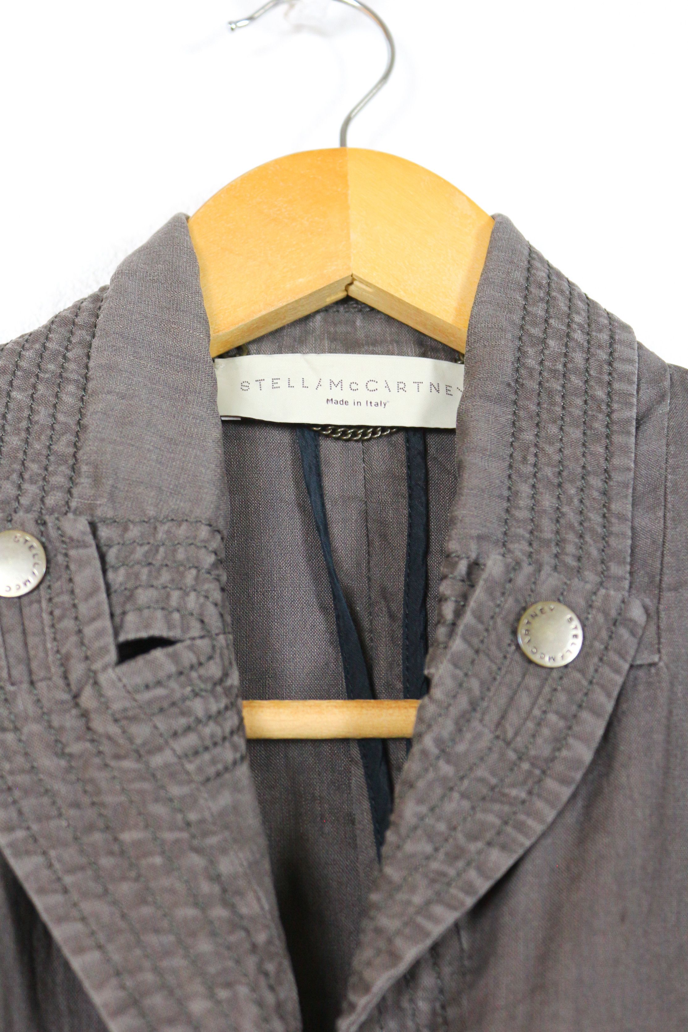 Stella McCartney Archive Stella McCartney Linen Silk Blazer Jacket 38 size Size XS / US 0-2 / IT 36-38 - 3 Thumbnail