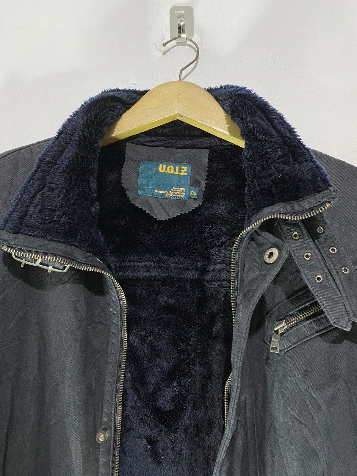 If Six Was Nine × Japanese Brand × Le Grande Bleu (L.G.B.) Japanese ugiz faux fur suede bondage jacket lgb style Size US L / EU 52-54 / 3 - 8 Thumbnail