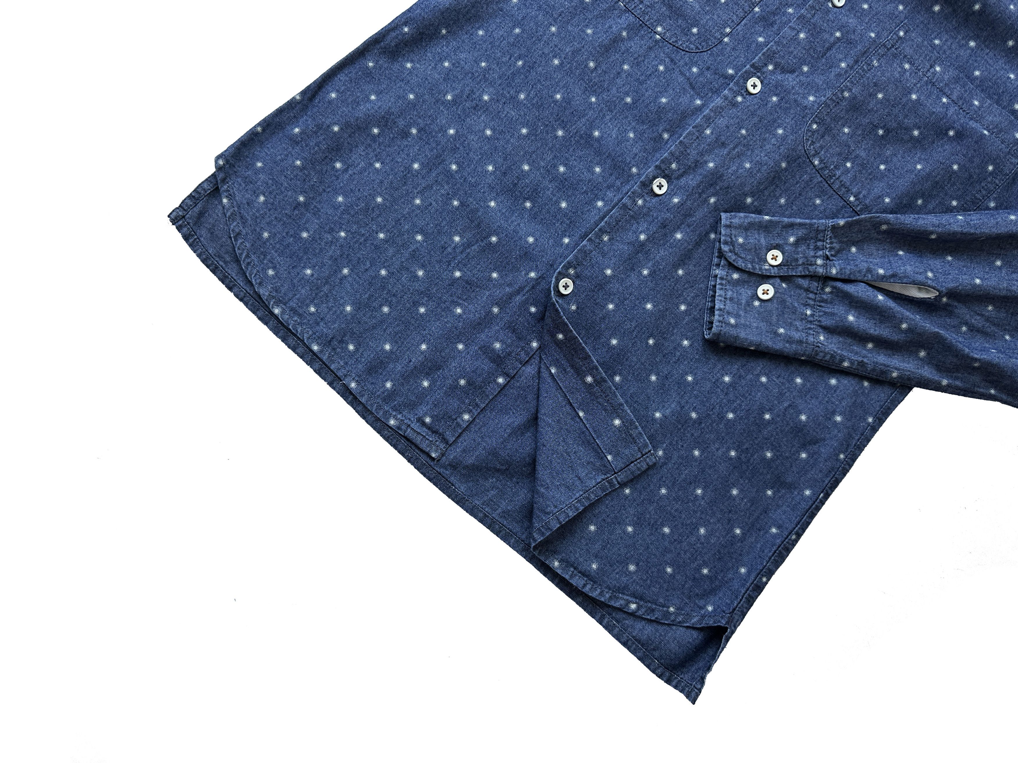 Universal Works Universal Works polka dot blue shirt Size US S / EU 44-46 / 1 - 5 Thumbnail
