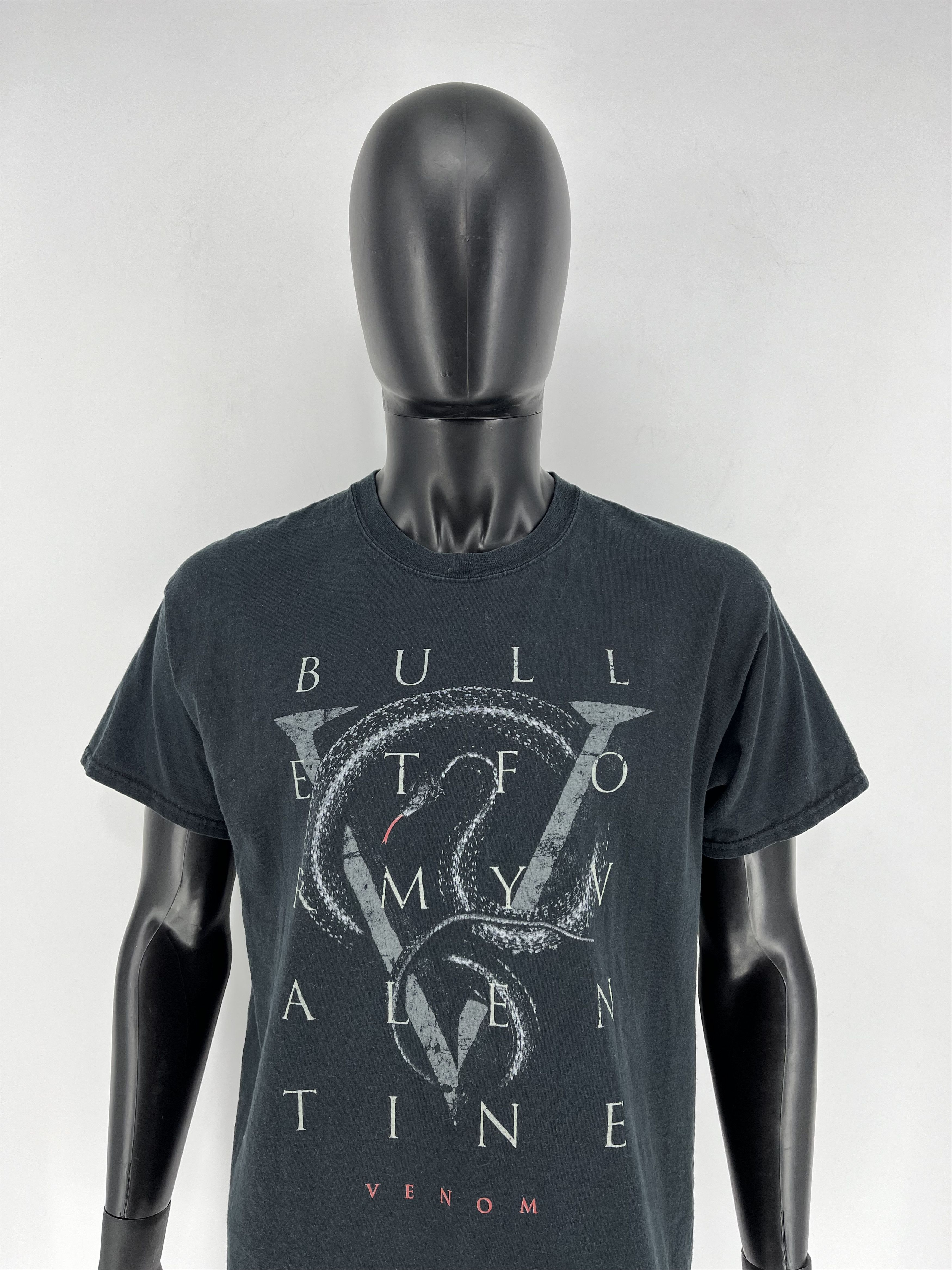 Band Tees × Vintage Vintage Y2K Bullet For My Valentine Tour Tee Band Rock Shirt Size US L / EU 52-54 / 3 - 1 Thumbnail