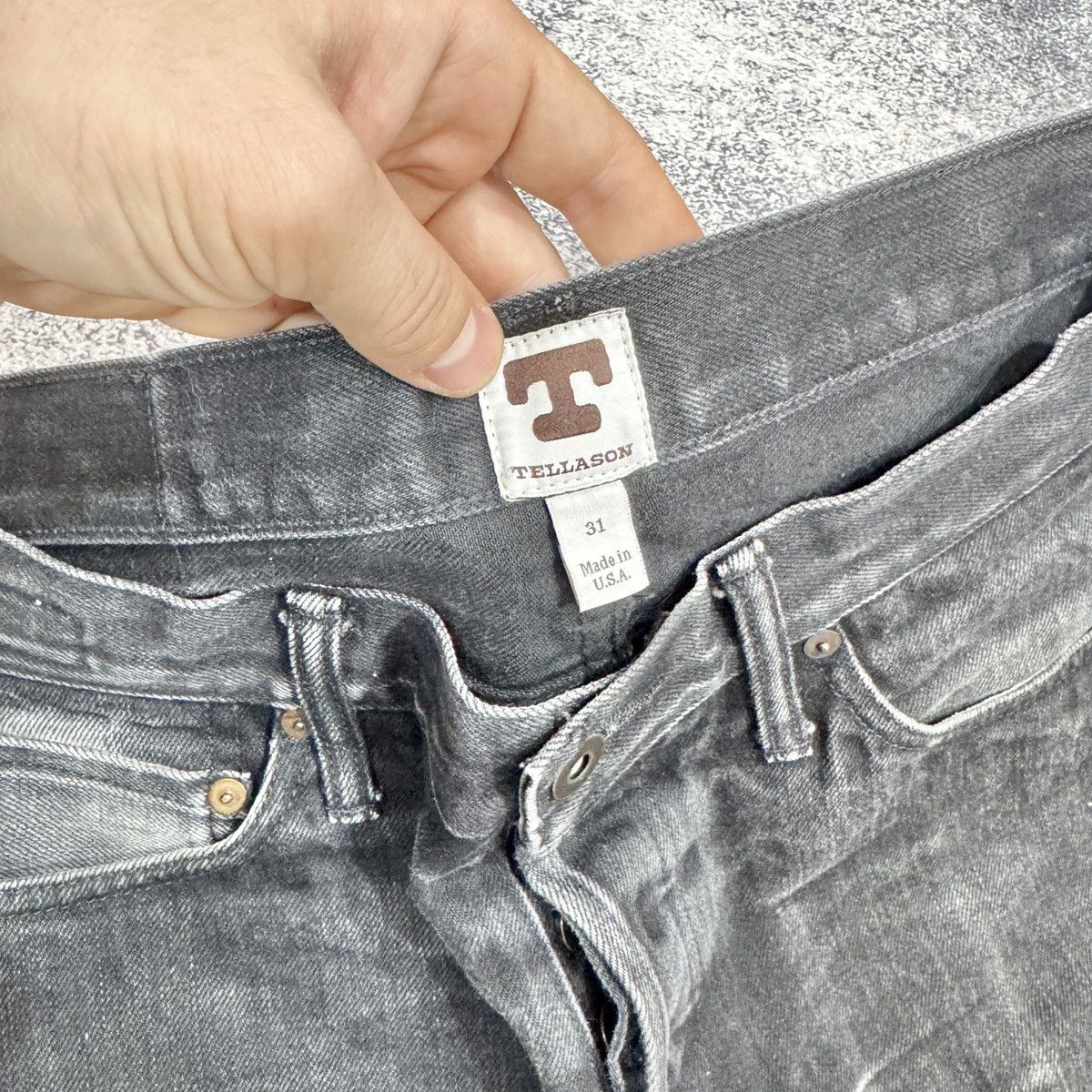 Designer × Tellason Tellason Ladbroke Grove Slim Tapered Japanese Selvedge Size US 31 - 3 Thumbnail