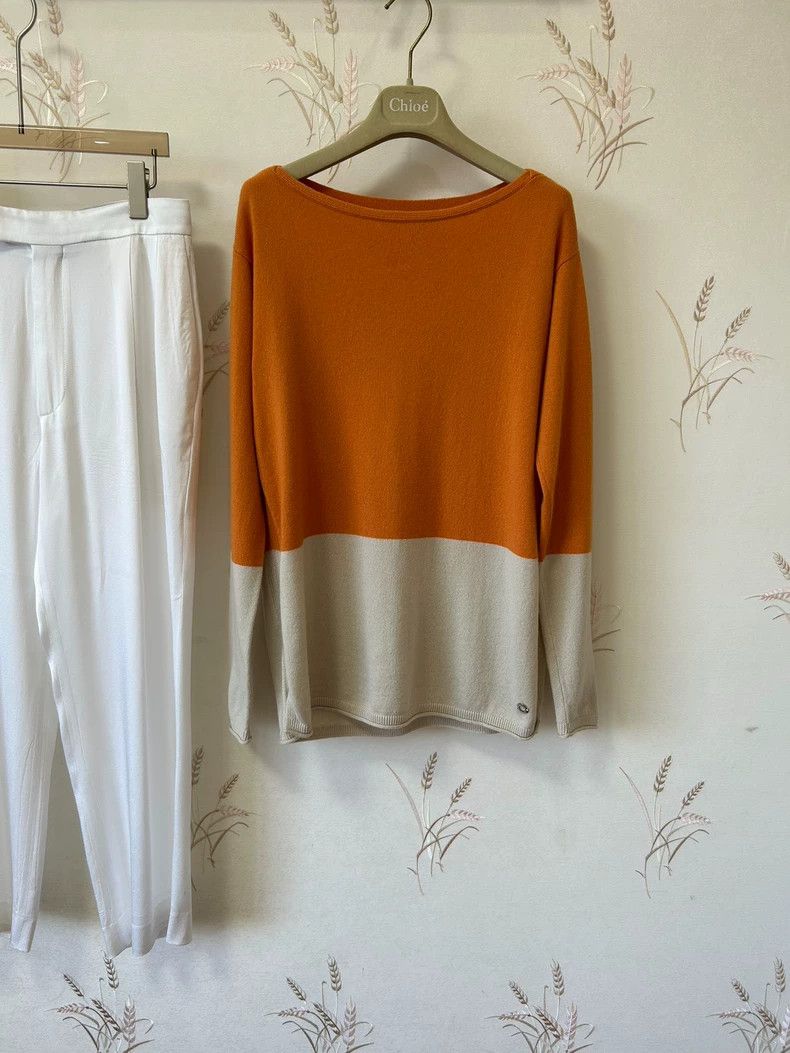 Loro Piana Loropiana Colorblock Cashmere Sweater -dmc Size US M / EU 48-50 / 2 - 1 Thumbnail