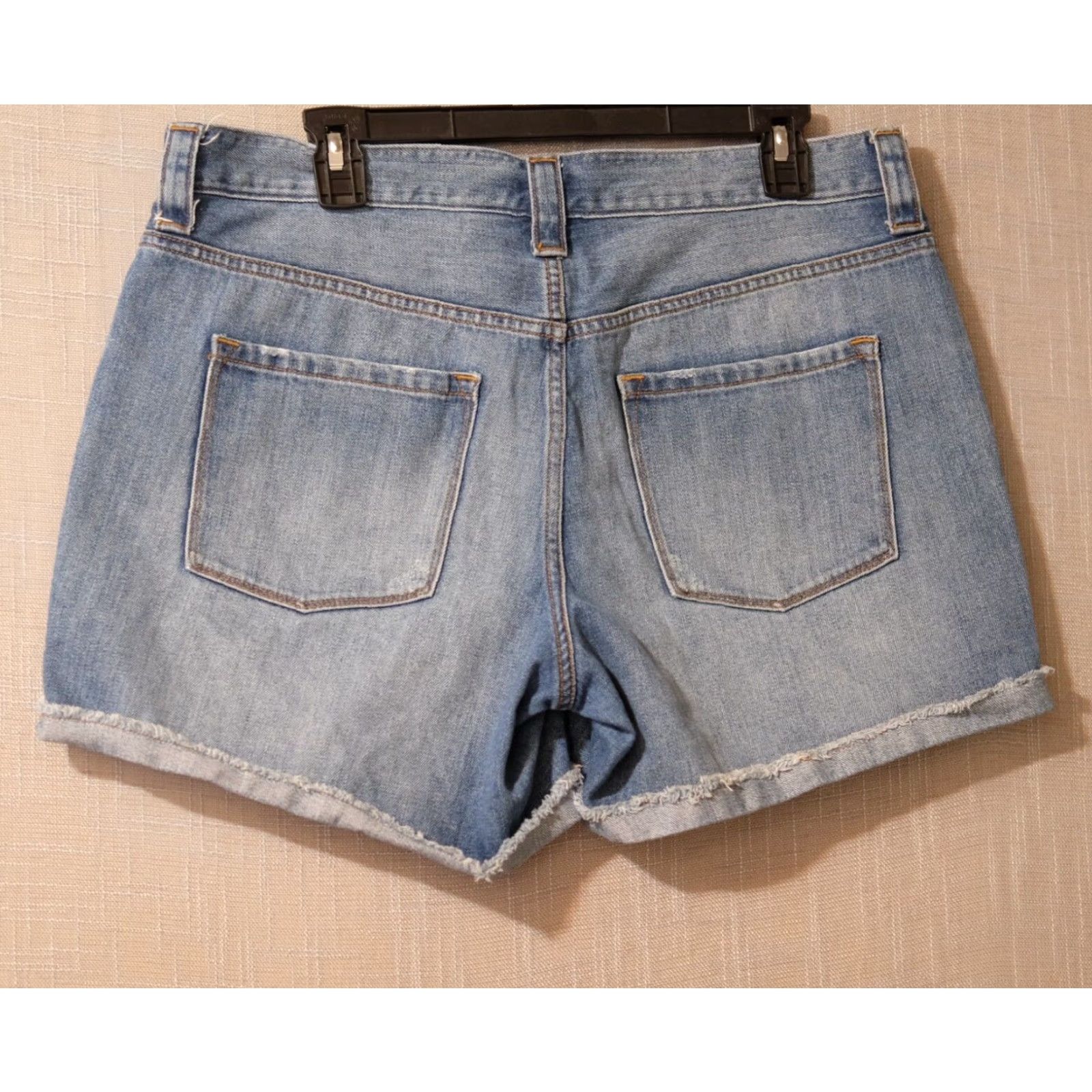 J.Crew J. Crew Blue Jean Shorts Distressed Raw Hem 100% Cotton Women's 31 #H52-35 Size 24" / US 00 / IT 34 - 5 Thumbnail