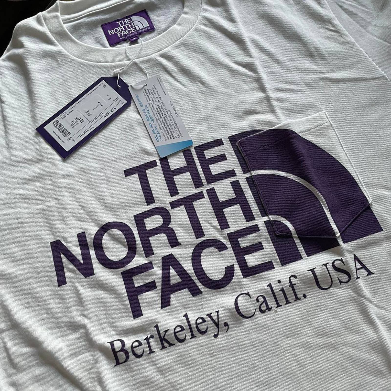 Japanese Brand × Nanamica × The North Face the north face purple label  COOLMAX H/S Logo tee NT3108N | Grailed