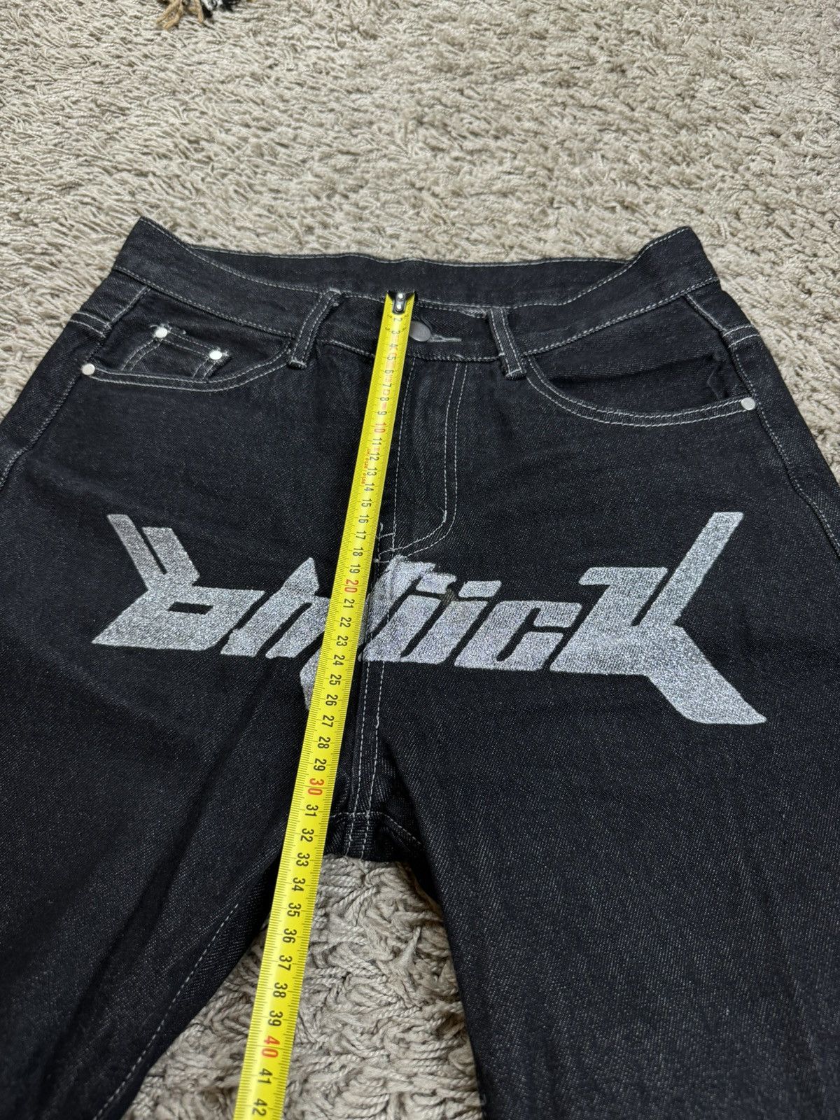 Corteiz Jeans Retro Rarri y2k drill style original skate item Size US 33 - 11 Thumbnail