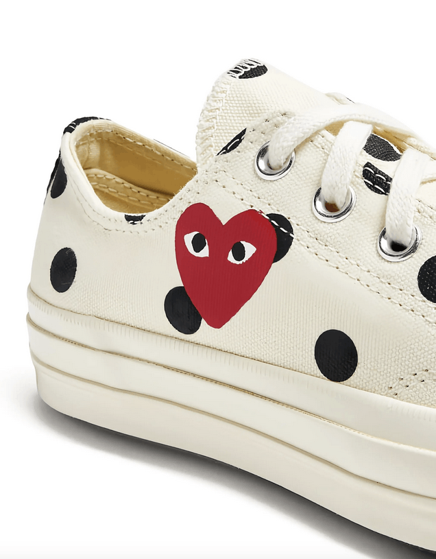 Comme des Garcons PLAY CDG PLAY x Converse Polka Dot Chuck Taylor Low Sneakers Size US 9 / EU 42 - 4 Thumbnail