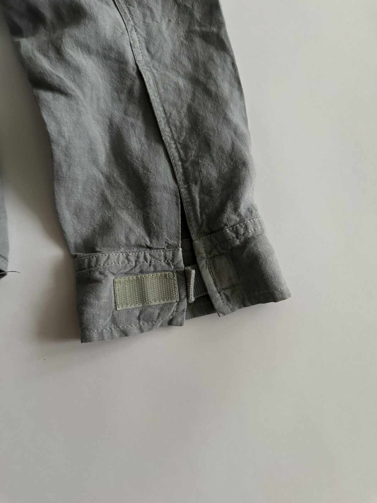 Emporio Armani Emporio Armani 90’s Velcro Linen Shirt Size US S / EU 44-46 / 1 - 7 Thumbnail
