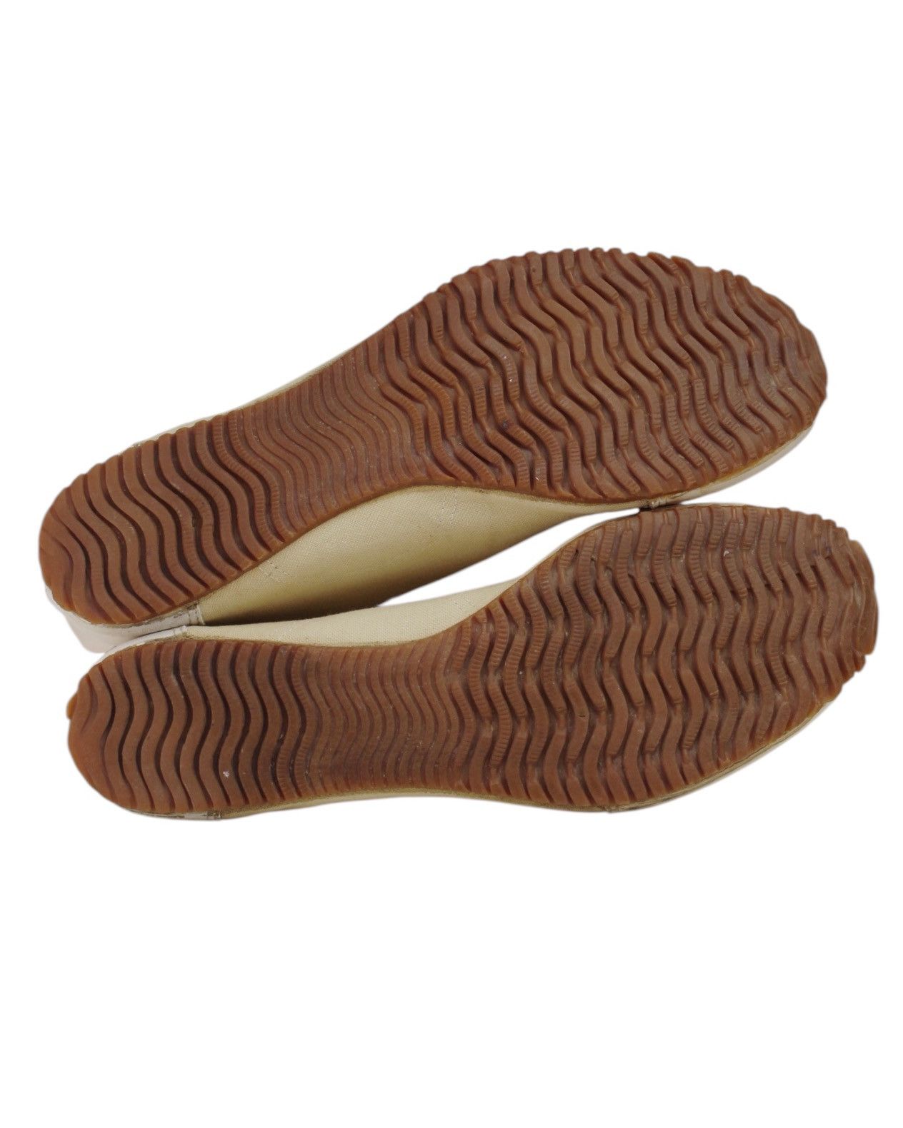 Issey Miyake 2000S CABANE DE ZUCCA OFF-WHITE CANVAS LACE-UP SHOES Size US 8.5 / EU 41-42 - 6 Thumbnail