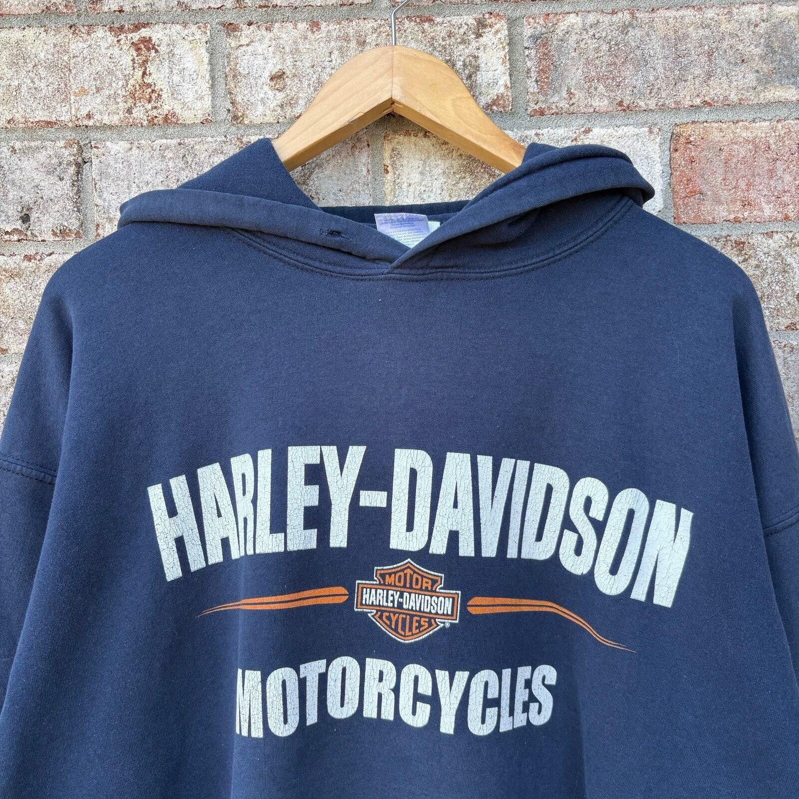 Harley Davidson Vintage 90s Harley-Davidson graphic hoodie Size US XL / EU 56 / 4 - 5 Thumbnail
