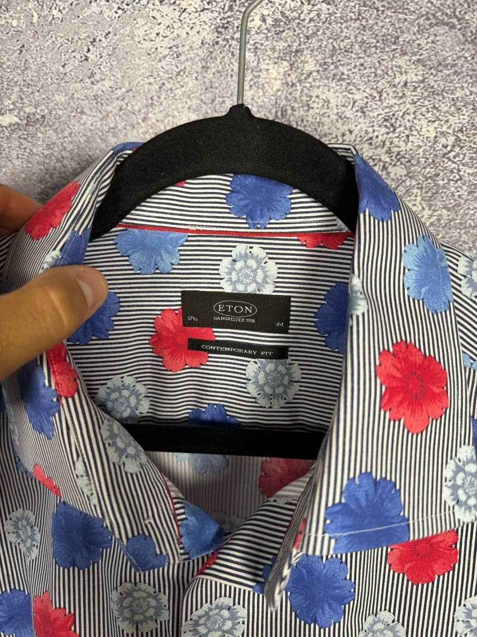 Eton ETON FLOWER FLORAL PRINTED SHIRT BUTTON UP MEN'S Size US XL / EU 56 / 4 - 9 Thumbnail