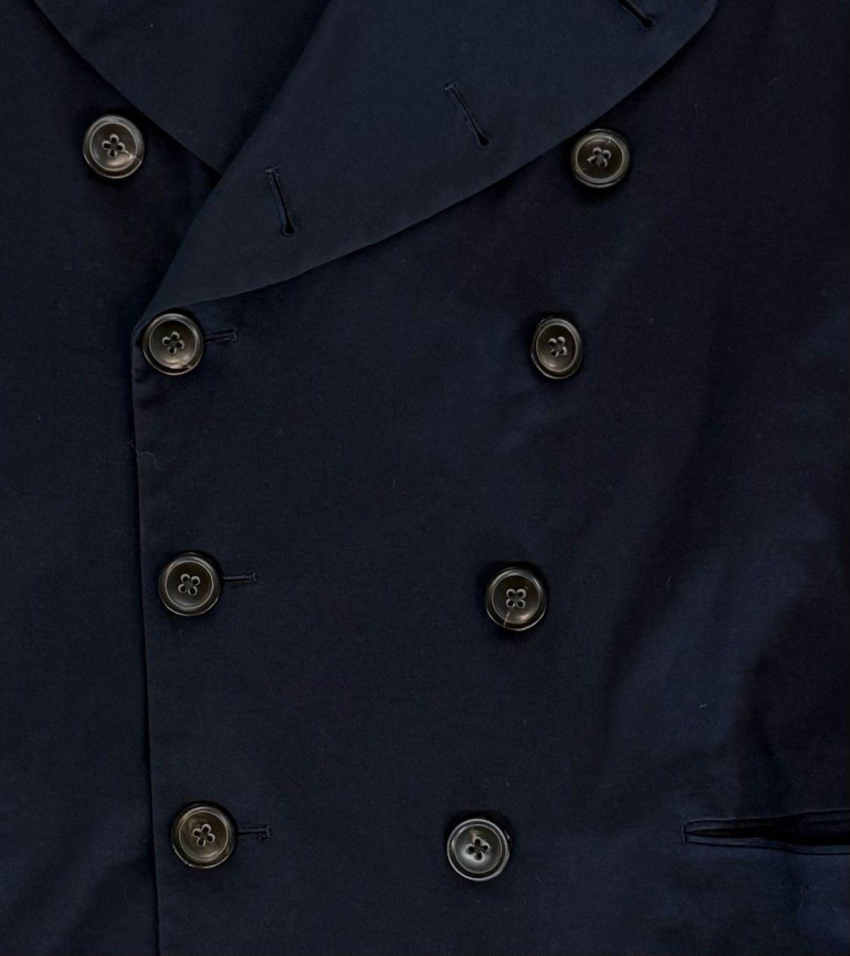 Paul Smith Paul Smith Mainline Navy Double-Breasted cropped Peacoat-XL Size US XL / EU 56 / 4 - 8 Thumbnail