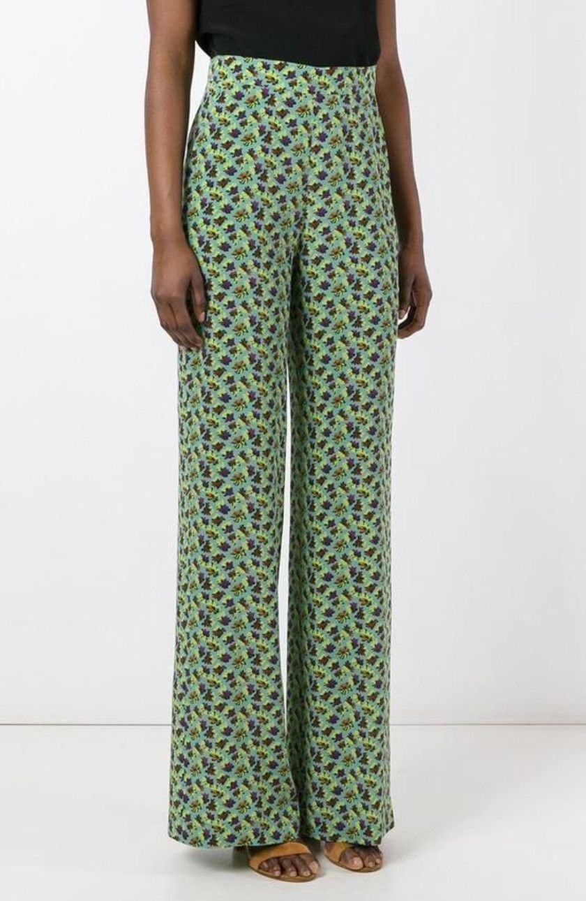 Etro ETRO floral print silk trousers. Size 40IT. Size 27" / US 4 / IT 40 - 11 Thumbnail