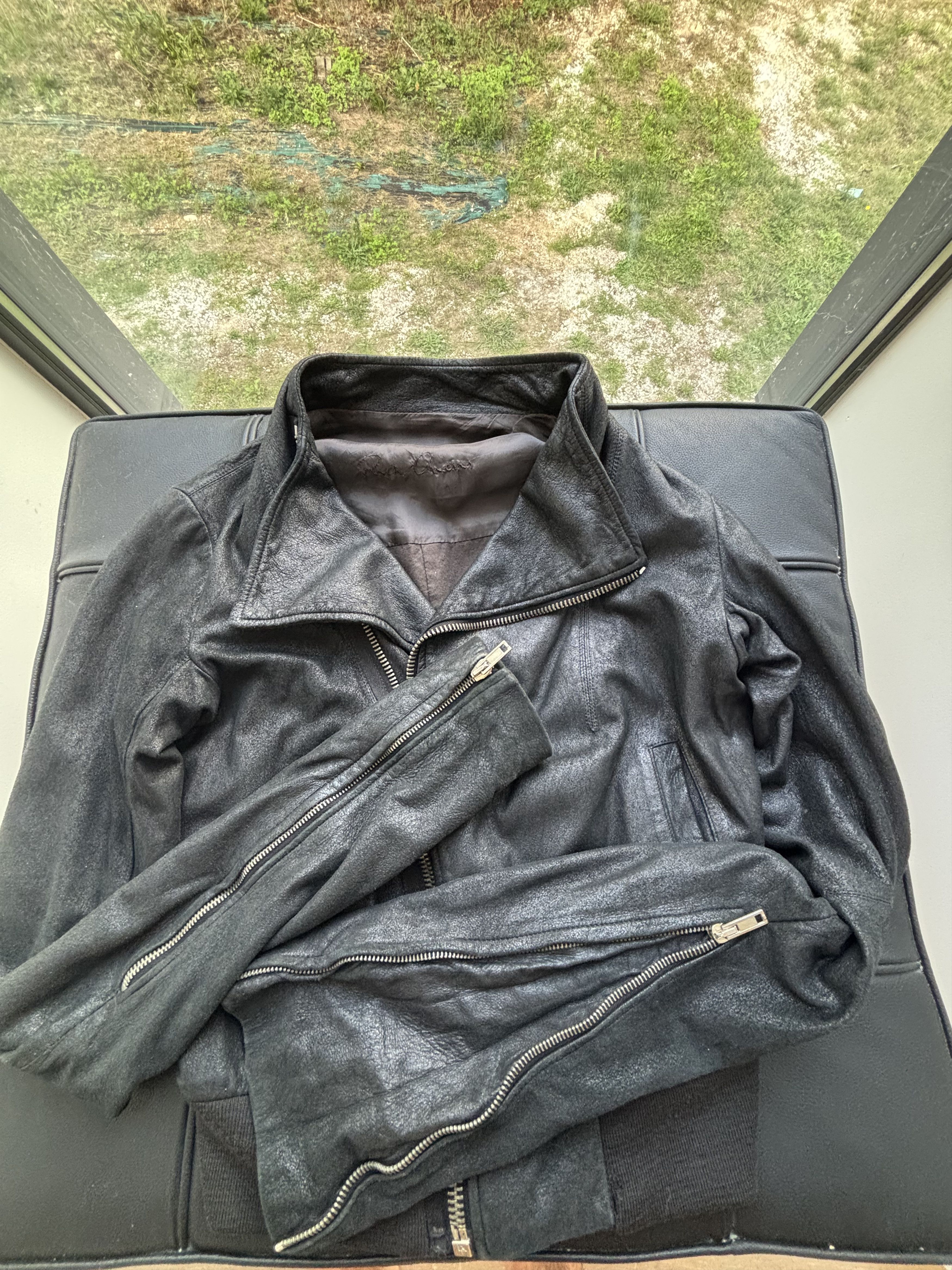 Rick Owens VESTE EN CUIR RICK OWENS Size S / US 4 / IT 40 - 1 Thumbnail