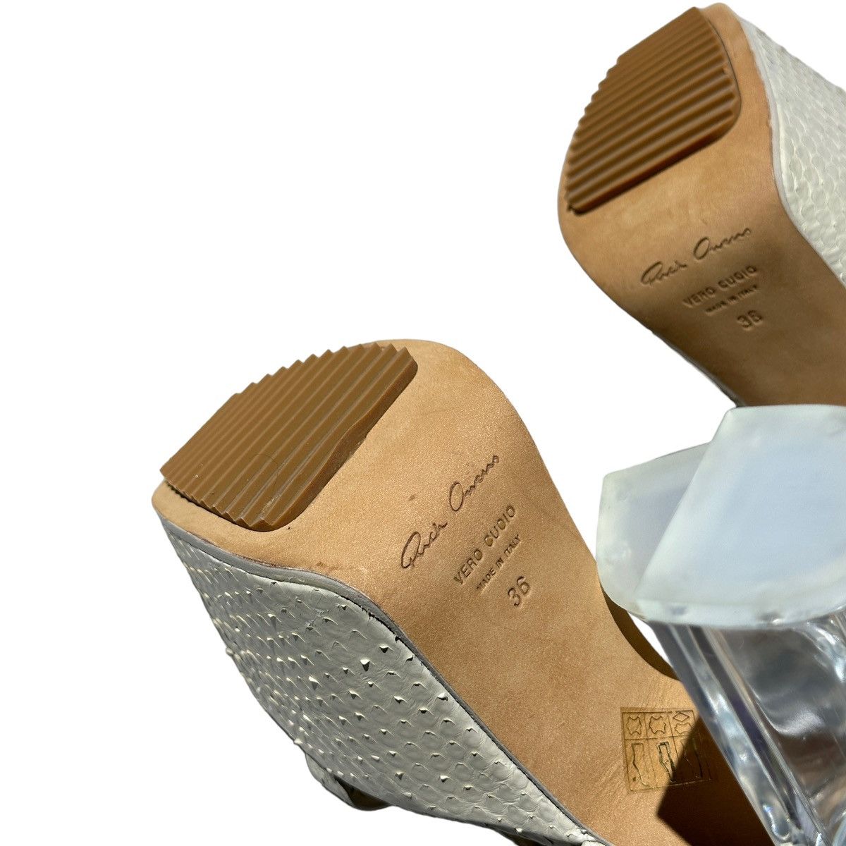 Rick Owens $3,000 Python Spartan Gladiator heel Size US 6 / IT 36 - 4 Thumbnail