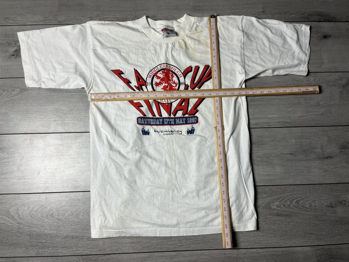 Band Tees Vintage Middlesbrough football club Tshirt Final 1997 Size US XL / EU 56 / 4 - 7 Thumbnail